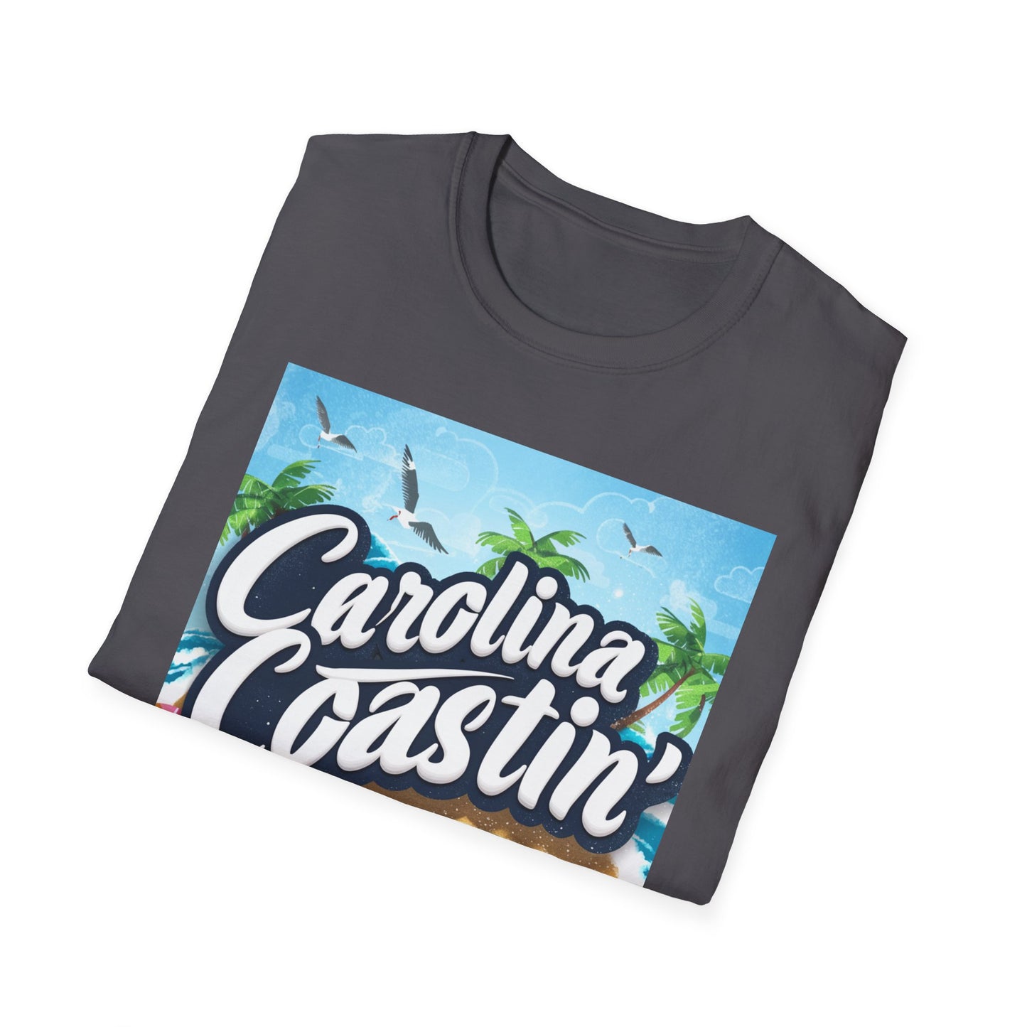 Carolina Coastin, Myrtle Beach - Unisex Softstyle T-Shirt