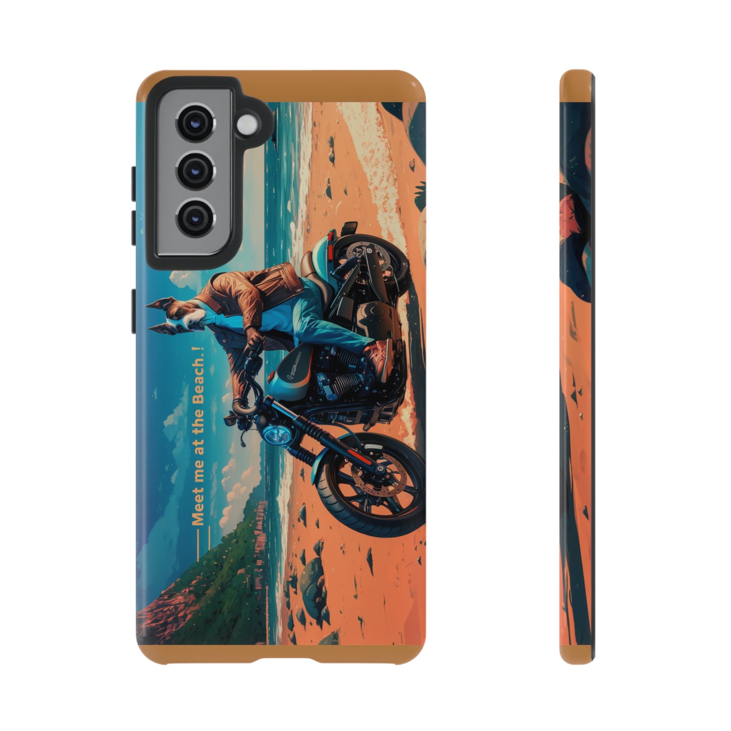 Let's Ride - Great Dane Biker Protective Phone Case