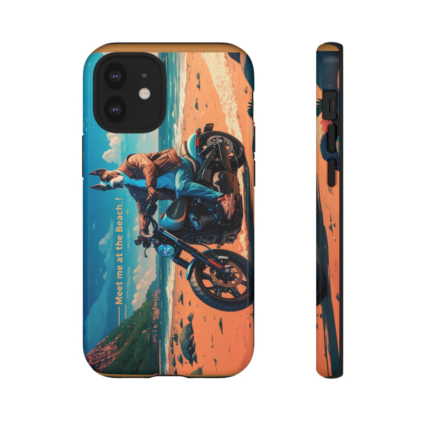 Let's Ride - Great Dane Biker Protective Phone Case