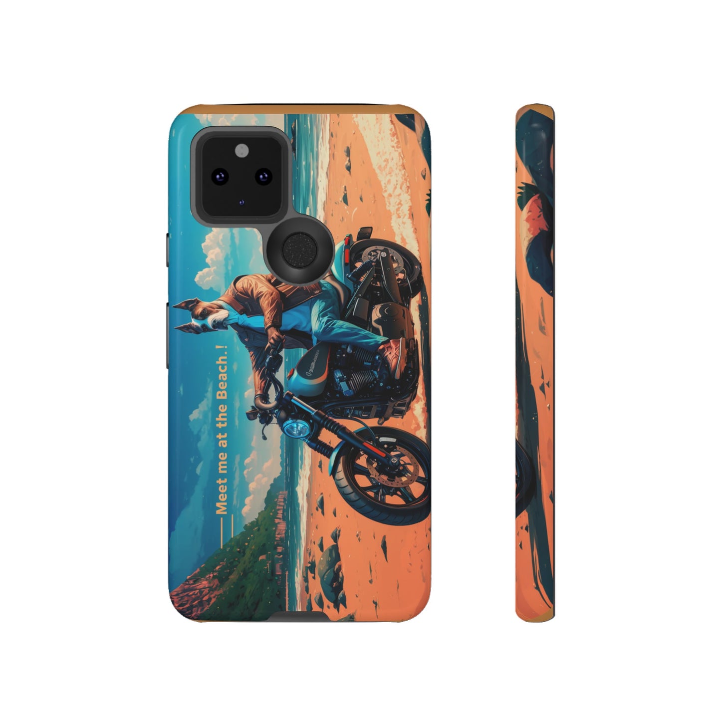 Let's Ride - Great Dane Biker Protective Phone Case