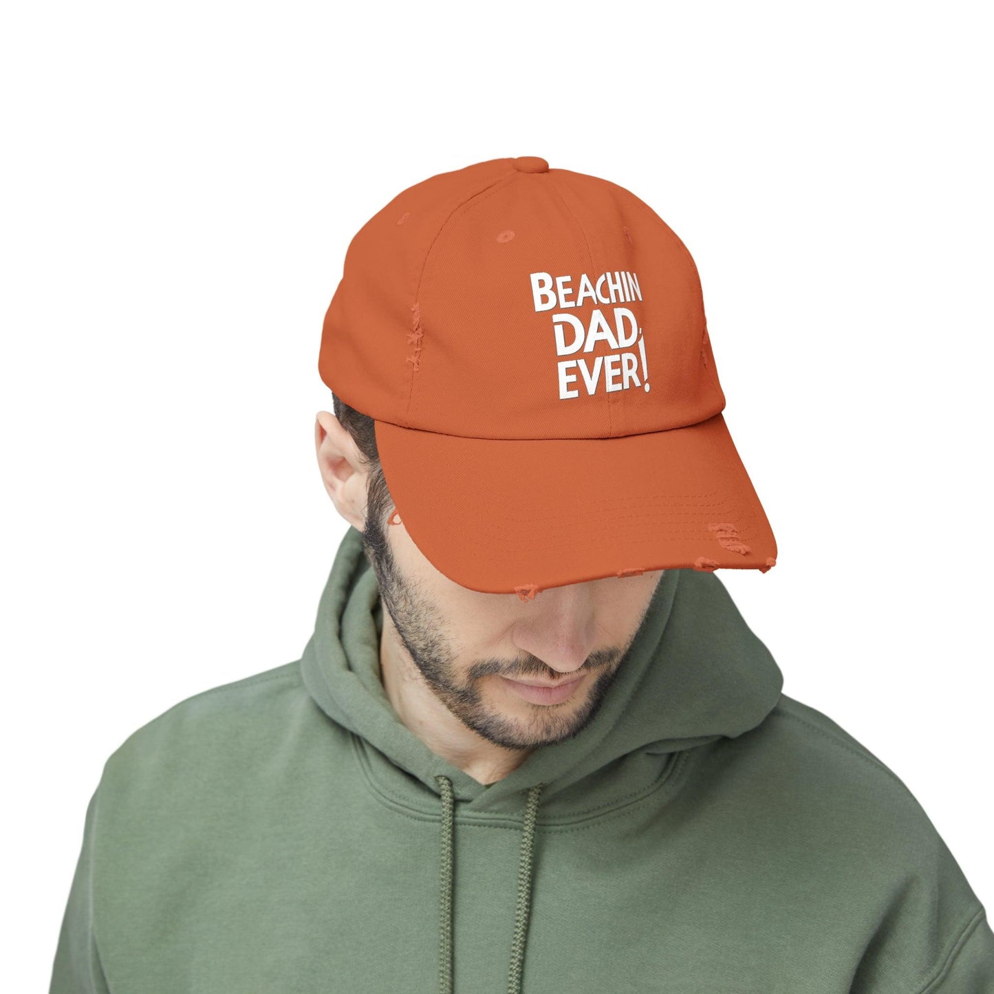 Beachin Dad Ever Distressed Cap - Coastal Collections