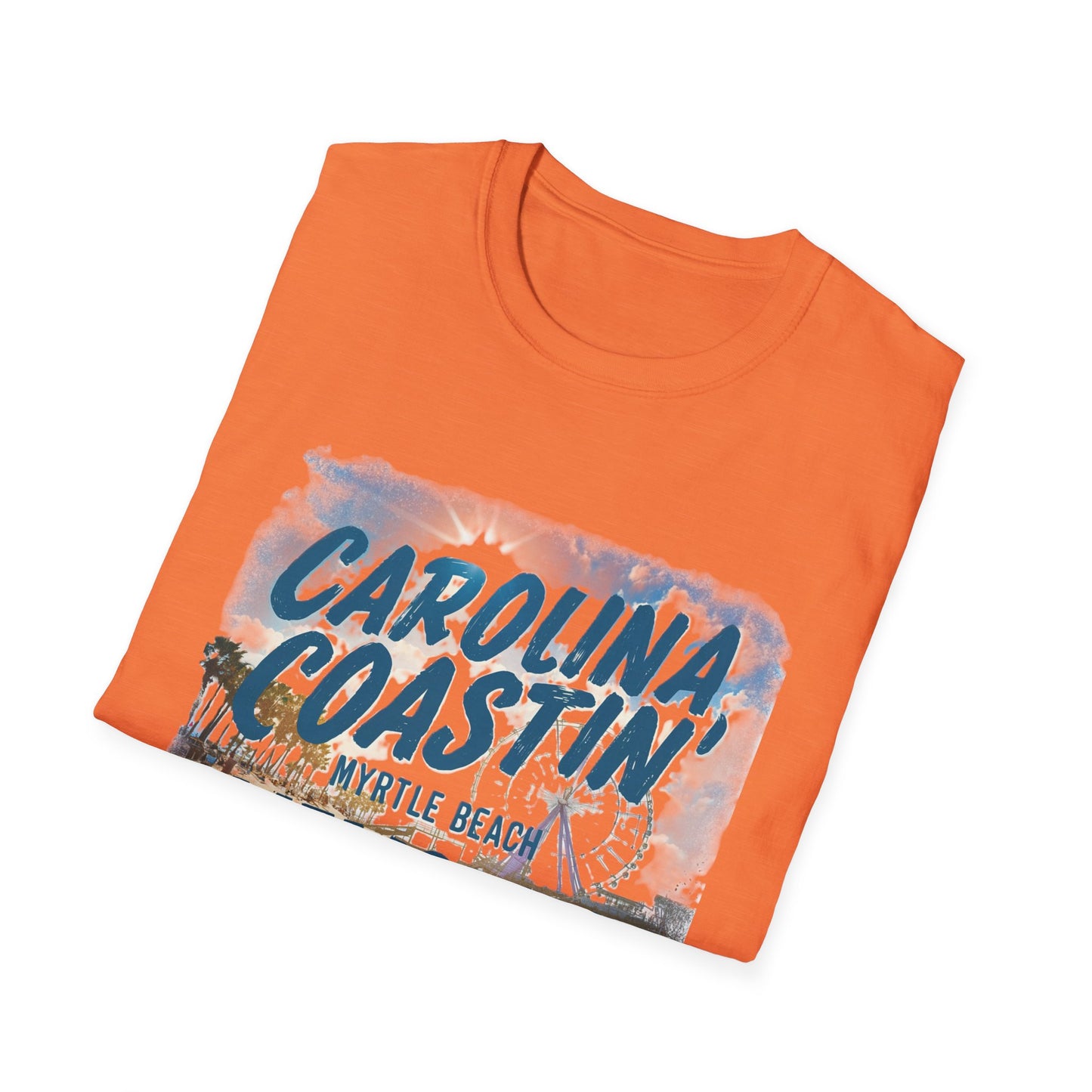 Carolina Coastin, Myrtle Beach - Unisex Softstyle T-Shirt