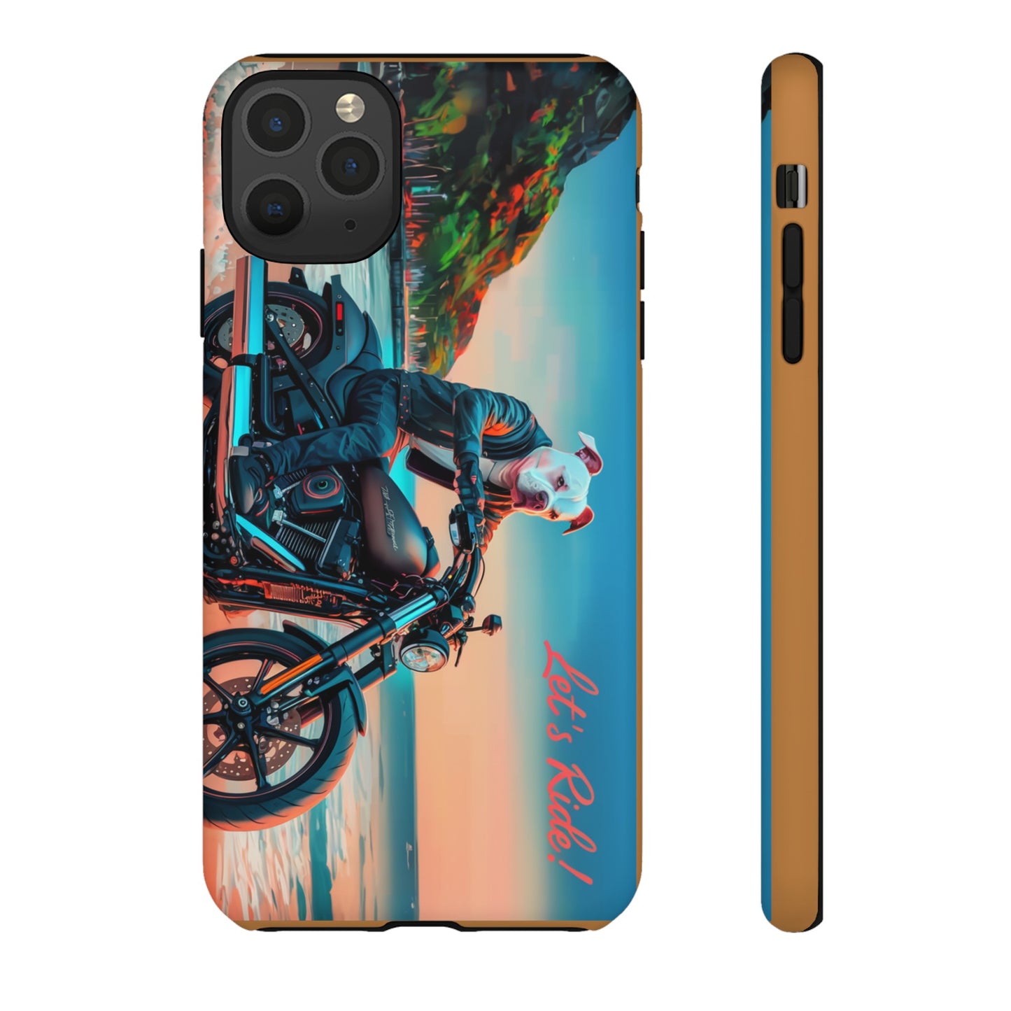 Let's Ride - Bulldog Biker Protective Phone Case