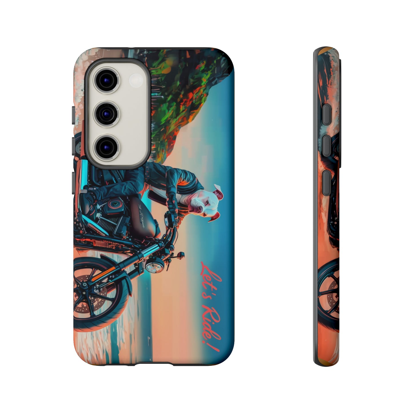 Let's Ride - Bulldog Biker Protective Phone Case