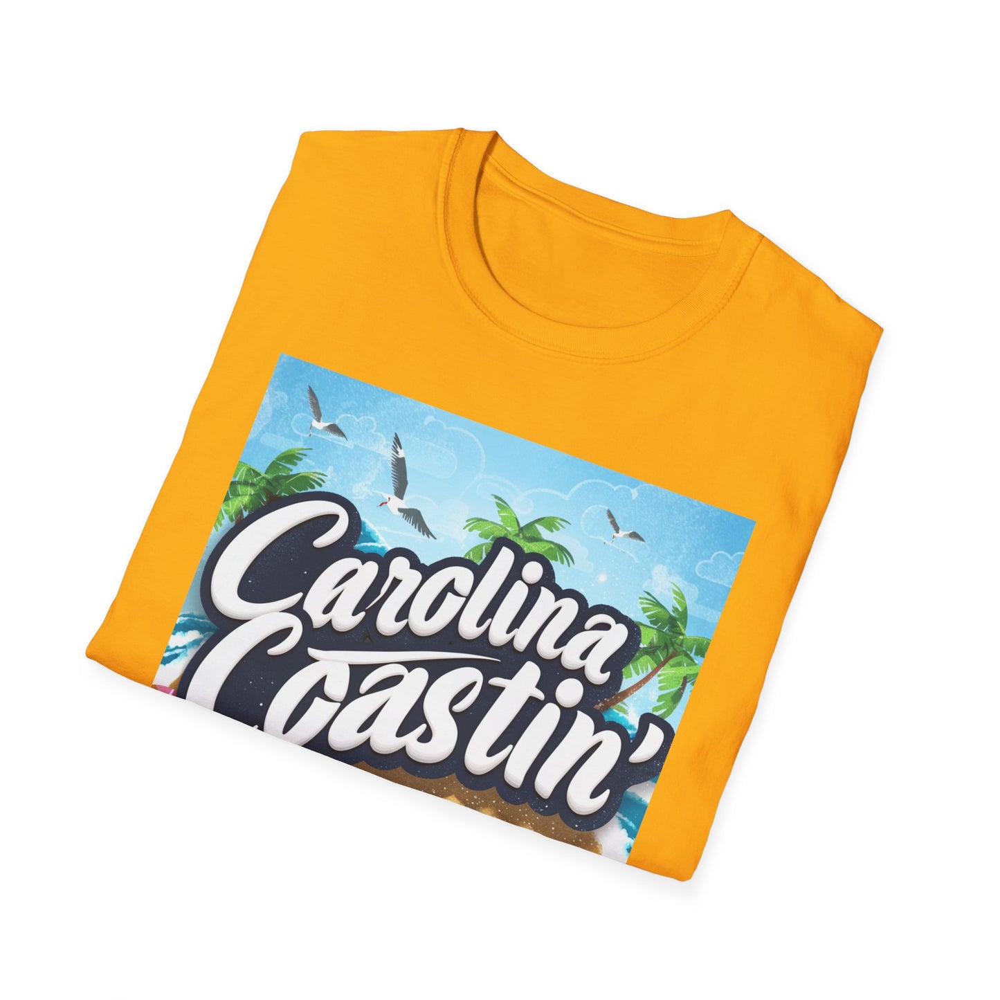 Carolina Coastin, Myrtle Beach - Unisex Softstyle T-Shirt