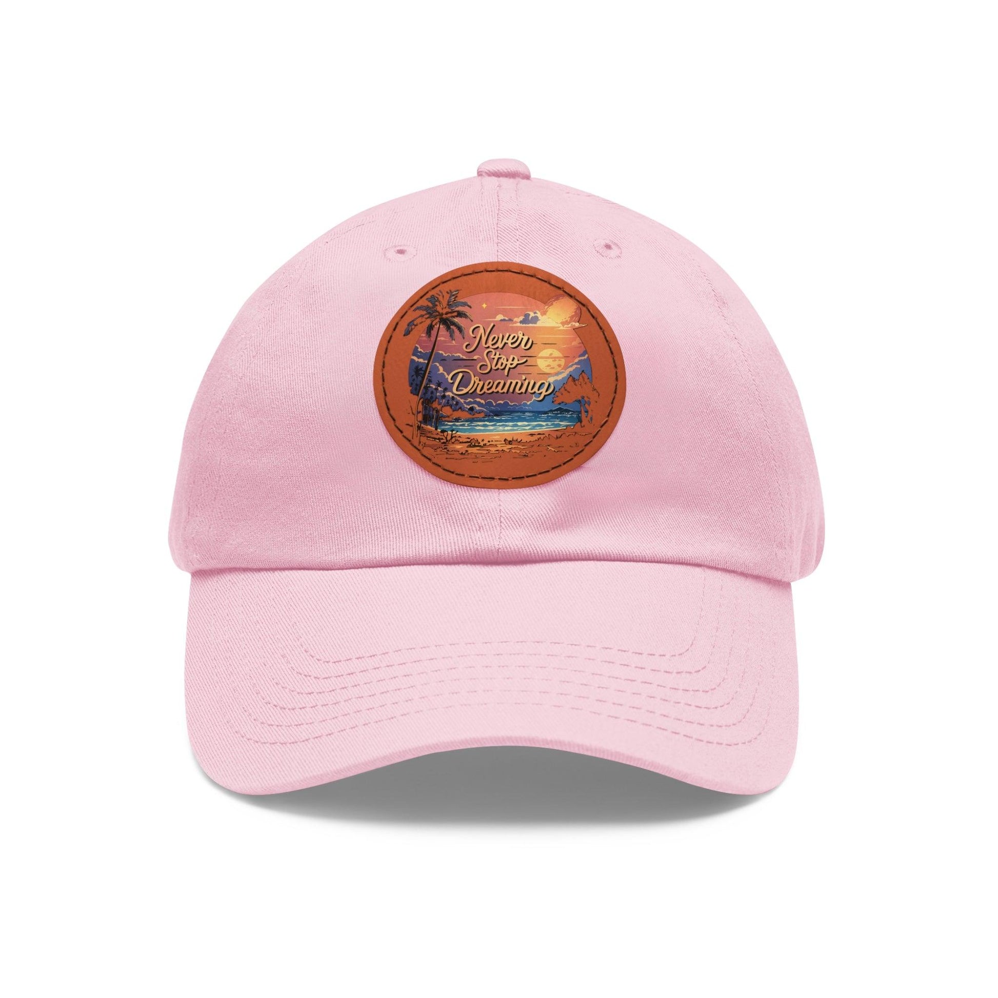 Never Stop Dreamin Cap, Beach Hair Day Hat, Inspirational Beach Inspired Cap - Coastal Collections