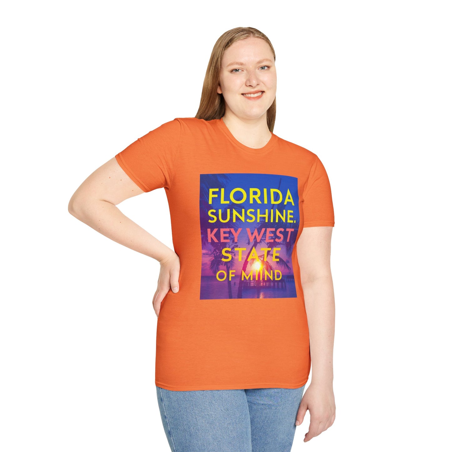 Florida Sunshine, Keywest - Unisex Softstyle T-Shirt