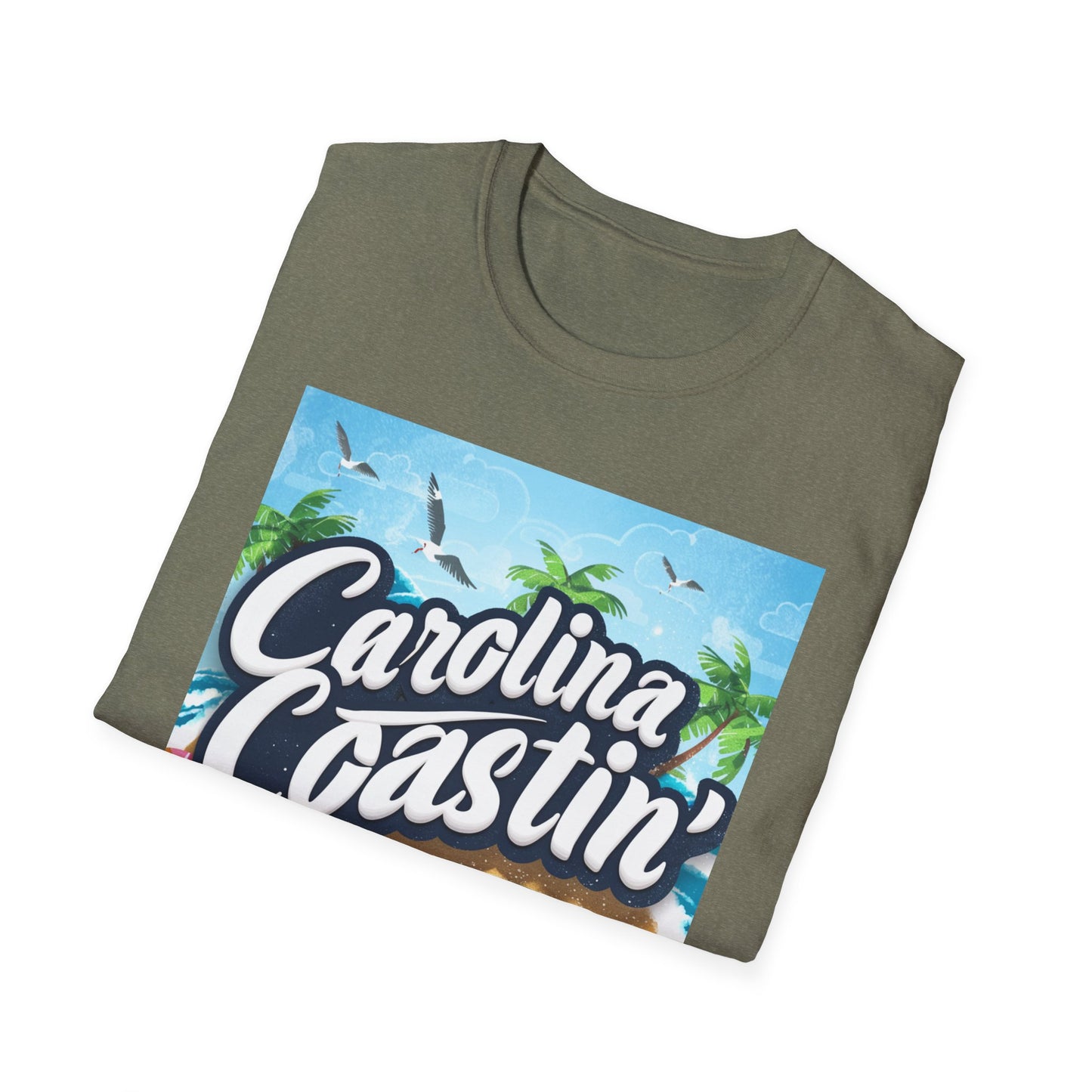 Carolina Coastin, Myrtle Beach - Unisex Softstyle T-Shirt