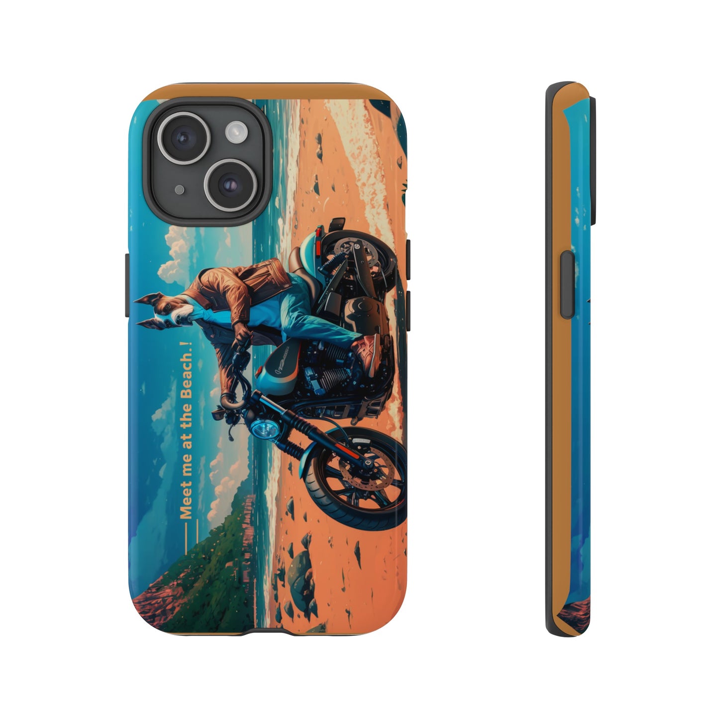 Let's Ride - Great Dane Biker Protective Phone Case