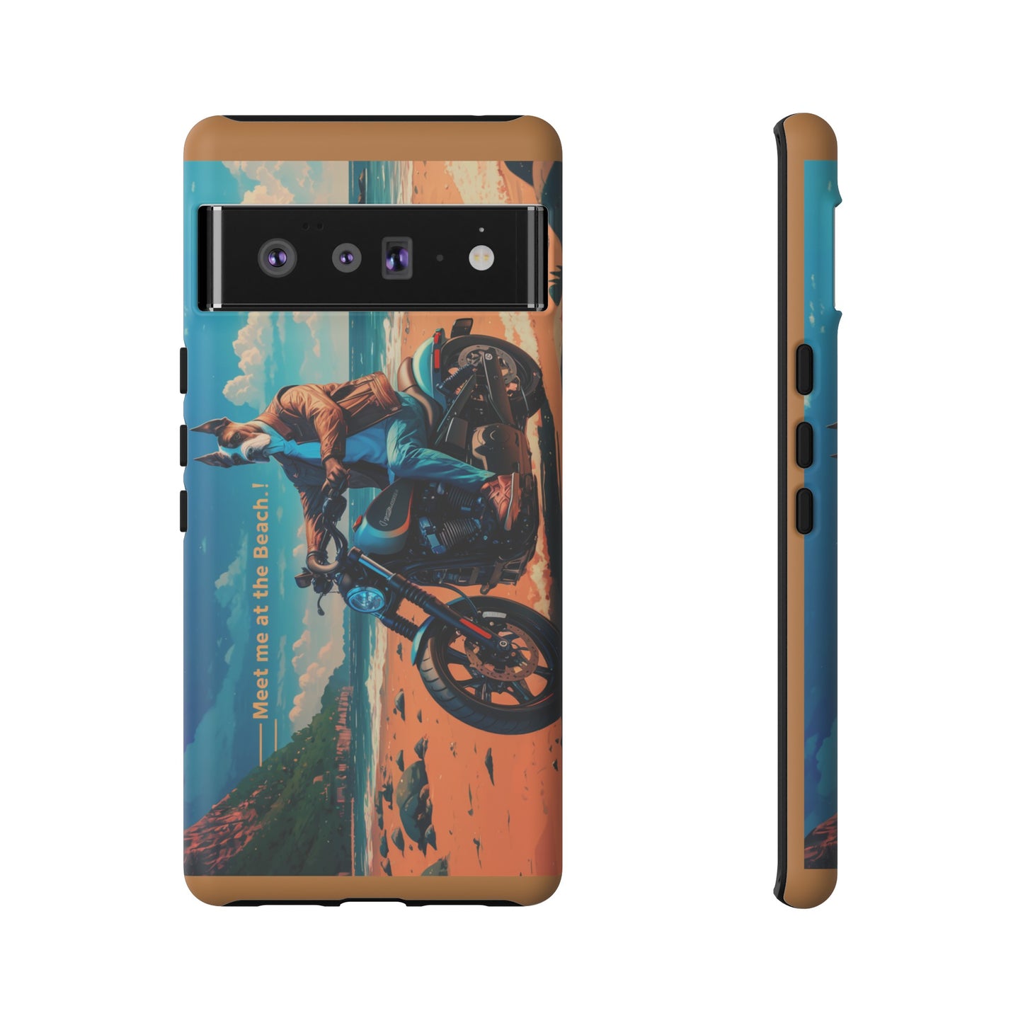 Let's Ride - Great Dane Biker Protective Phone Case