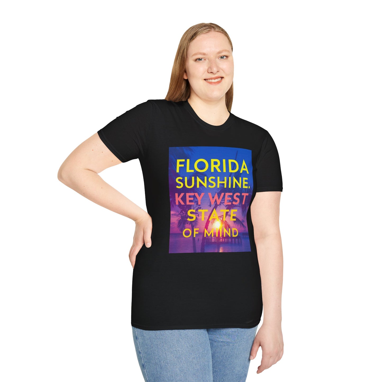 Florida Sunshine, Keywest - Unisex Softstyle T-Shirt