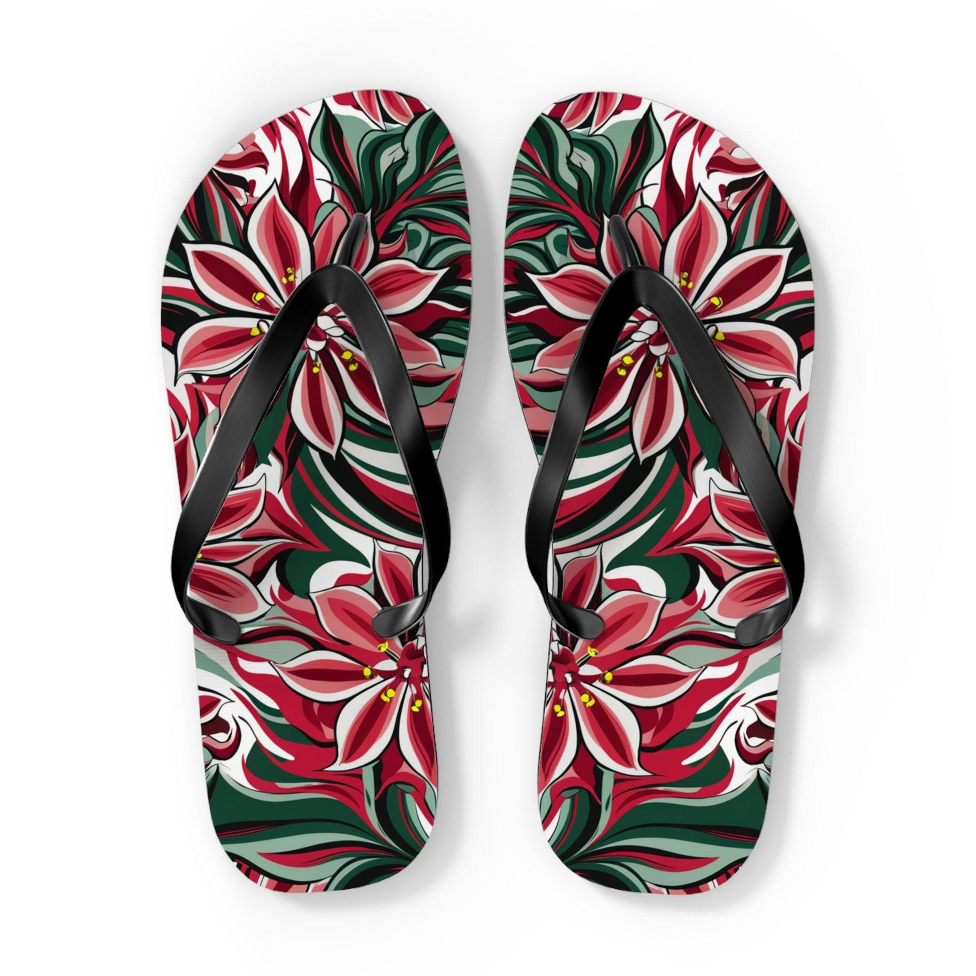 Oleander Flower Inspired Flip Flops, Express Your Beach Loving Self - Coastal Collections