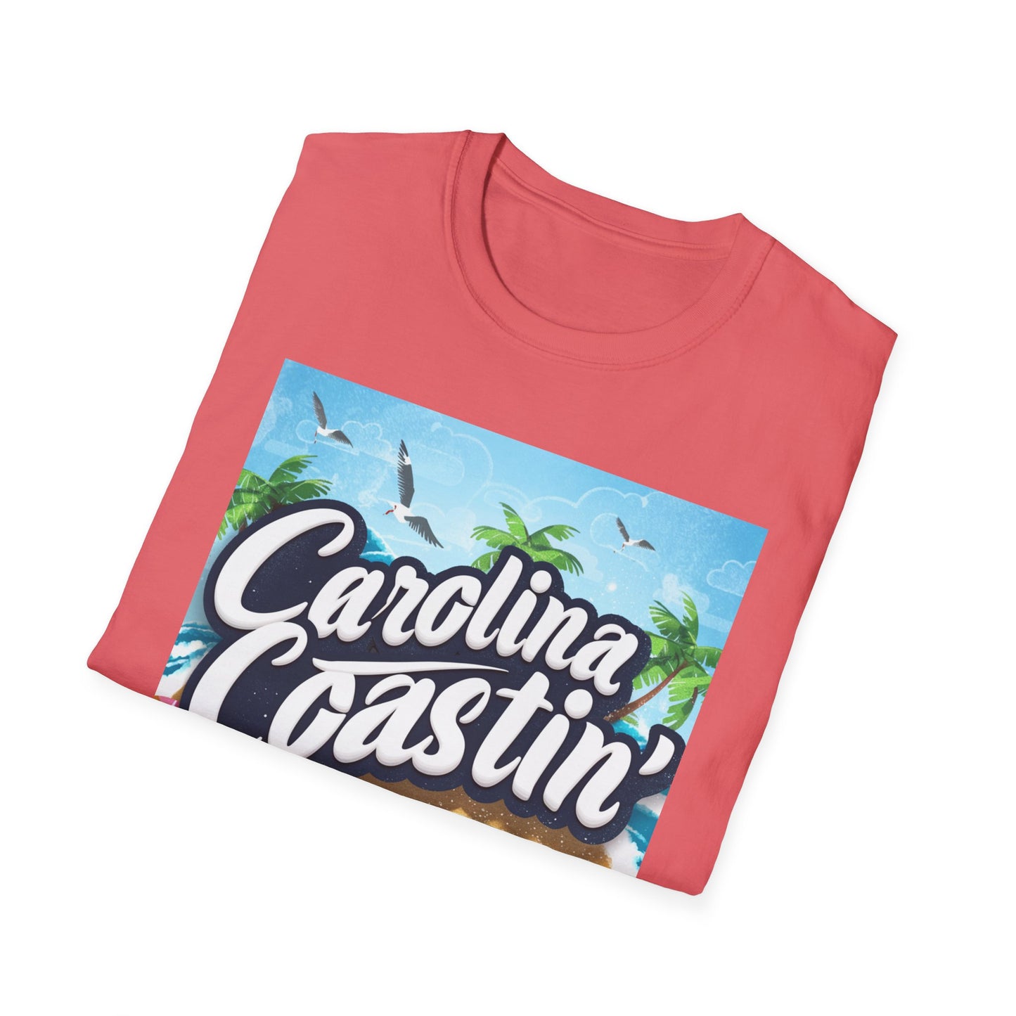 Carolina Coastin, Myrtle Beach - Unisex Softstyle T-Shirt