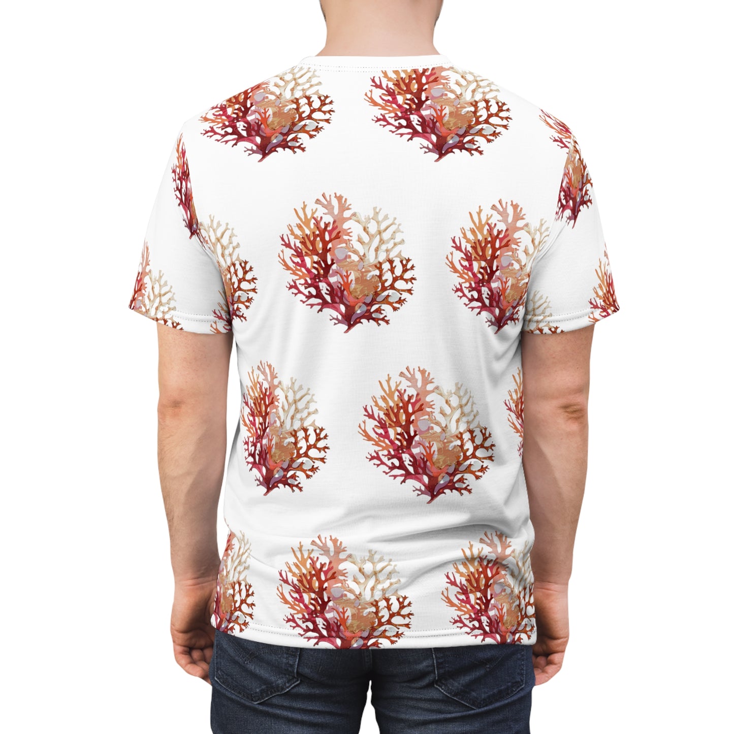 Ocean Coral White - Men's Tee