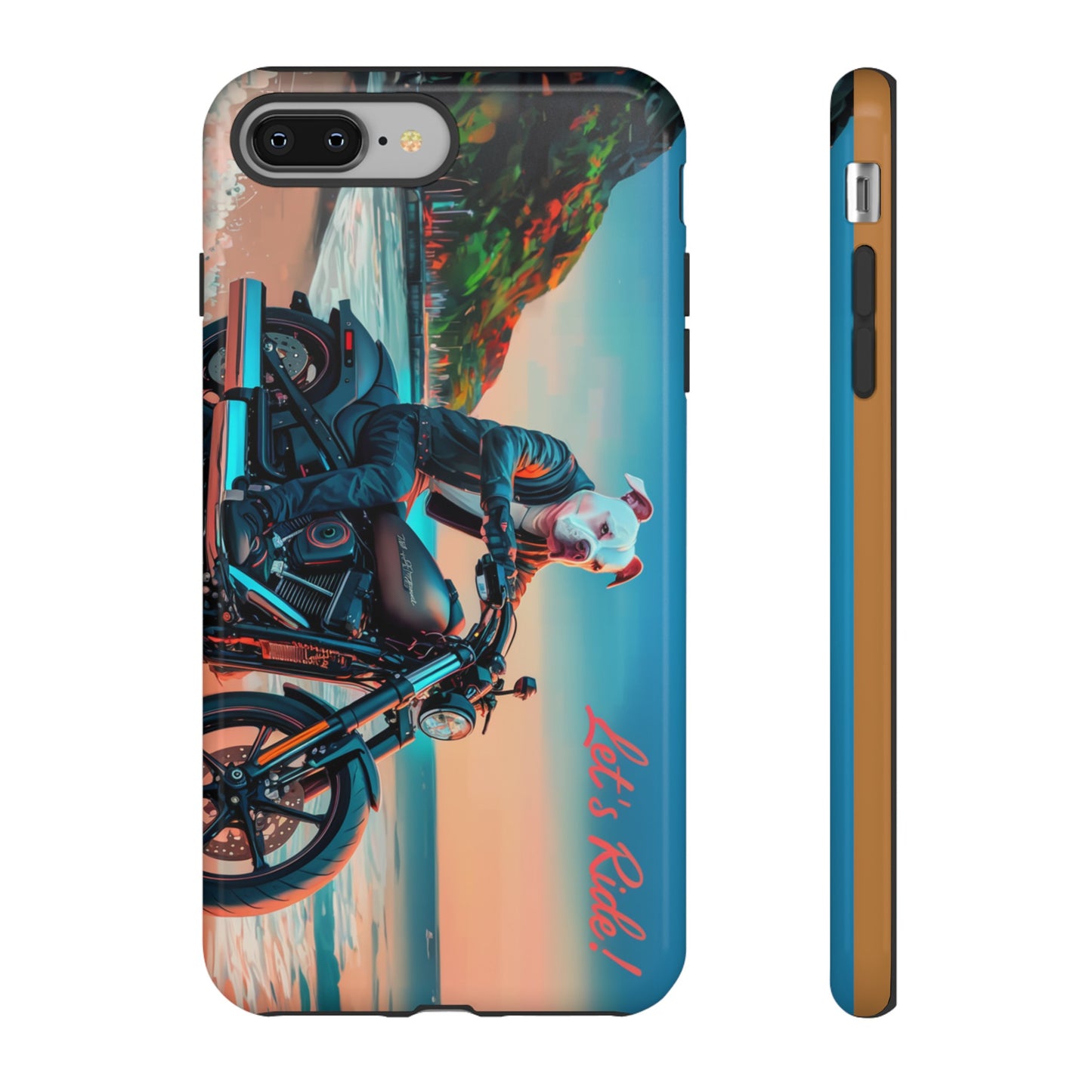 Let's Ride - Bulldog Biker Protective Phone Case