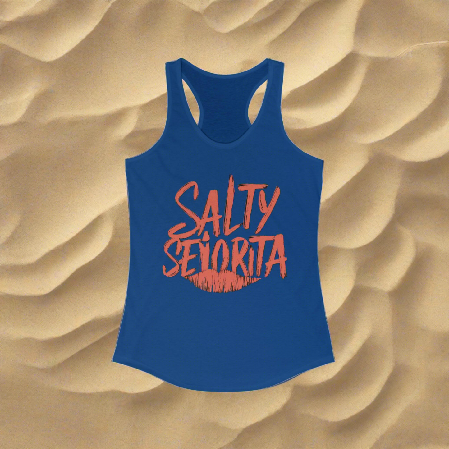 Salty Senorita - Racerback Tank Top