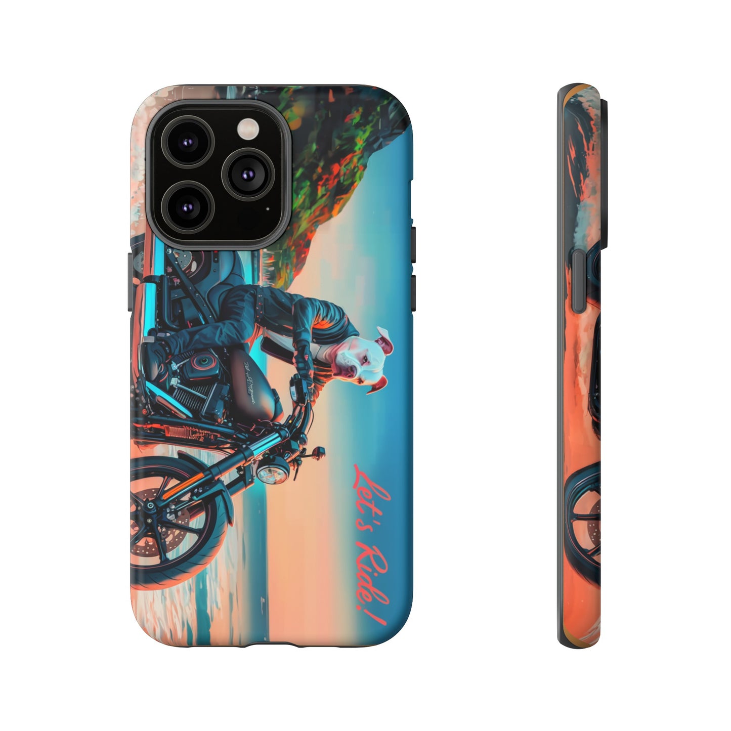 Let's Ride - Bulldog Biker Protective Phone Case