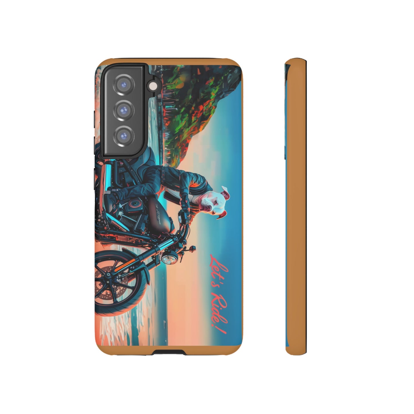 Let's Ride - Bulldog Biker Protective Phone Case