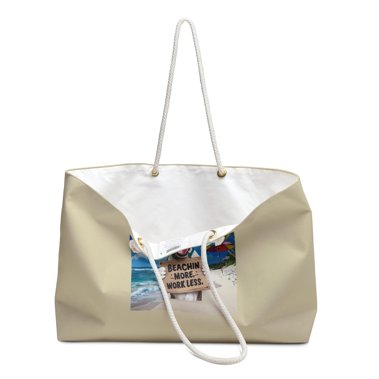 Beachin Styles© Beachin More Work Less Great Dane Weekender Bag - Coastal Collections