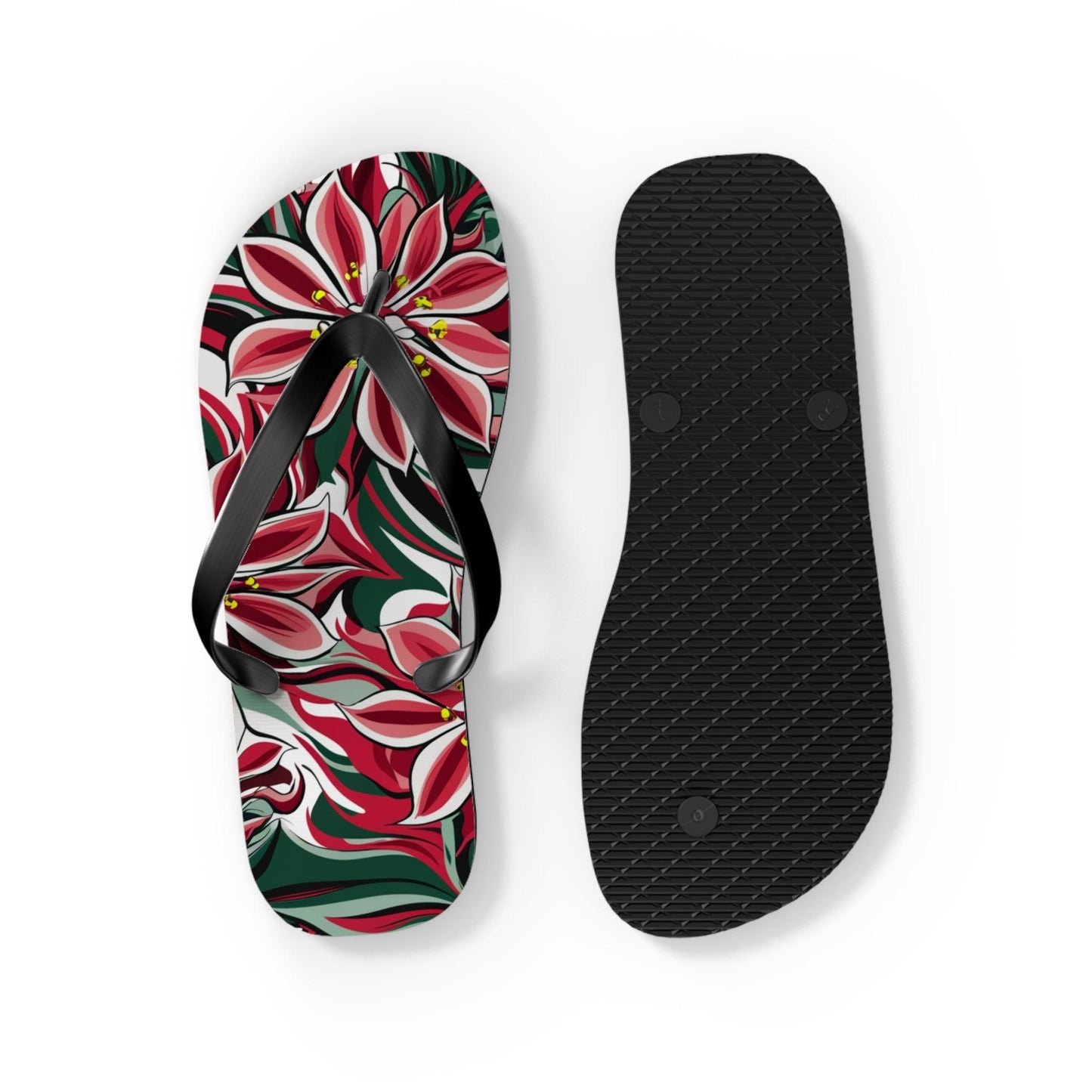 Oleander Flower Inspired Flip Flops, Express Your Beach Loving Self - Coastal Collections