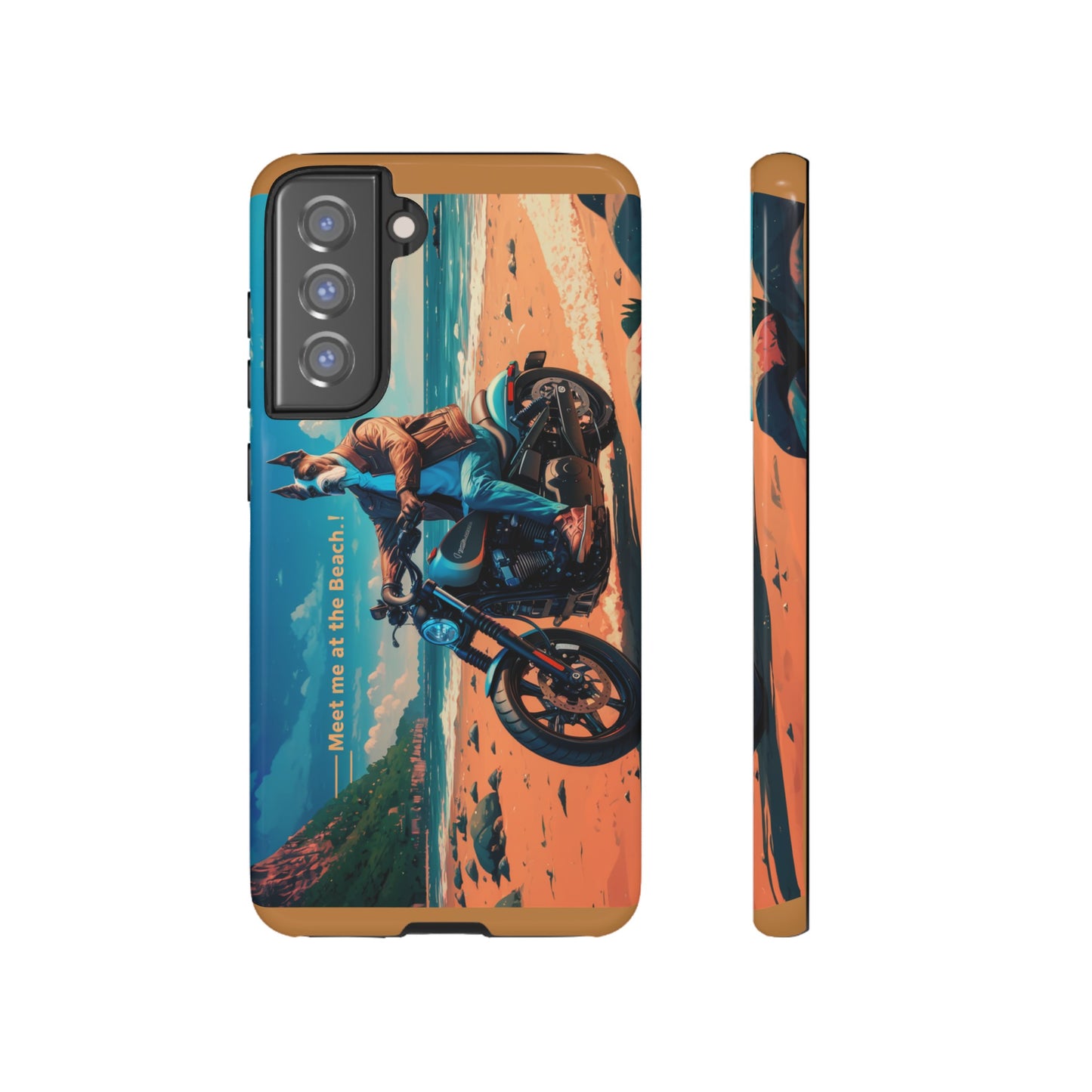 Let's Ride - Great Dane Biker Protective Phone Case