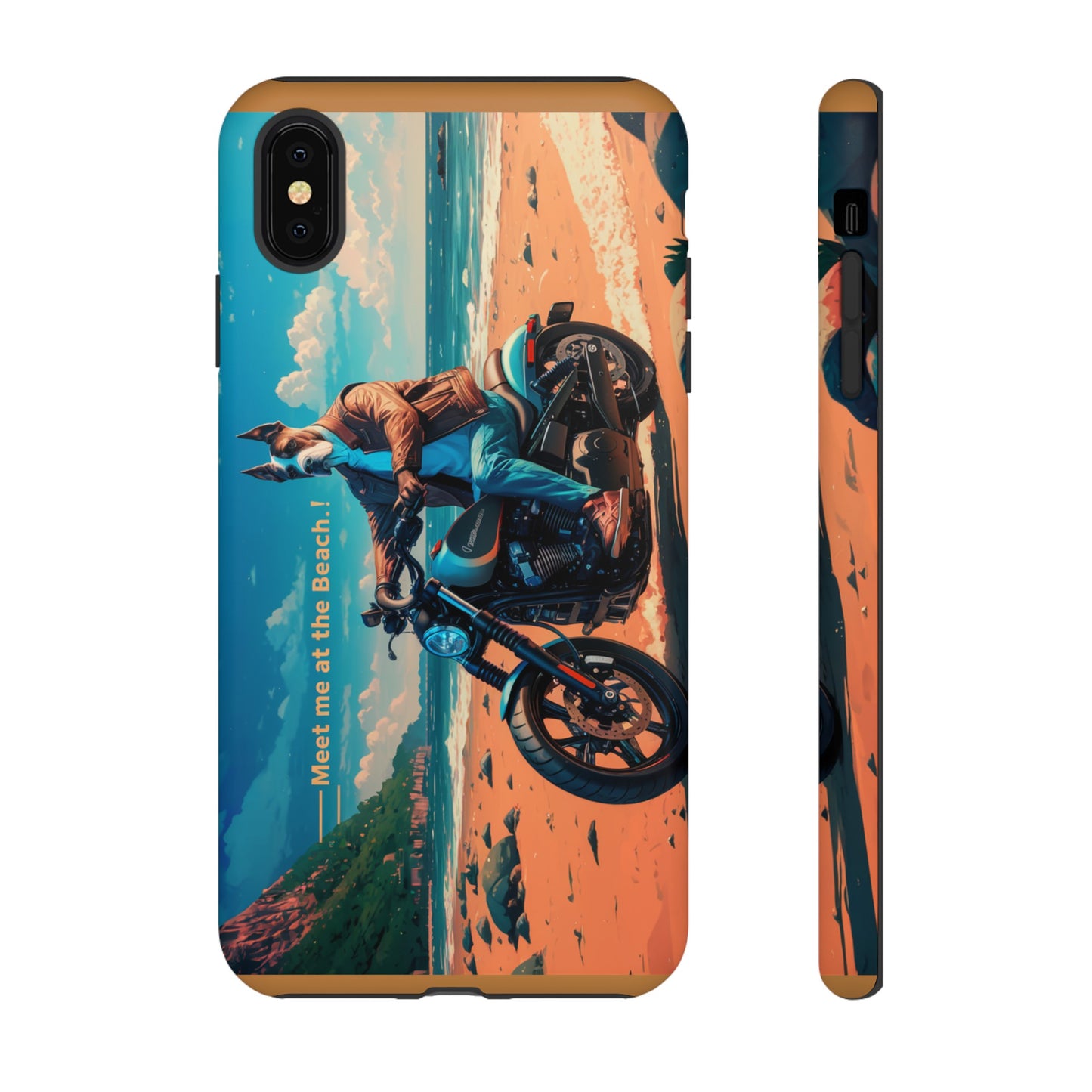 Let's Ride - Great Dane Biker Protective Phone Case