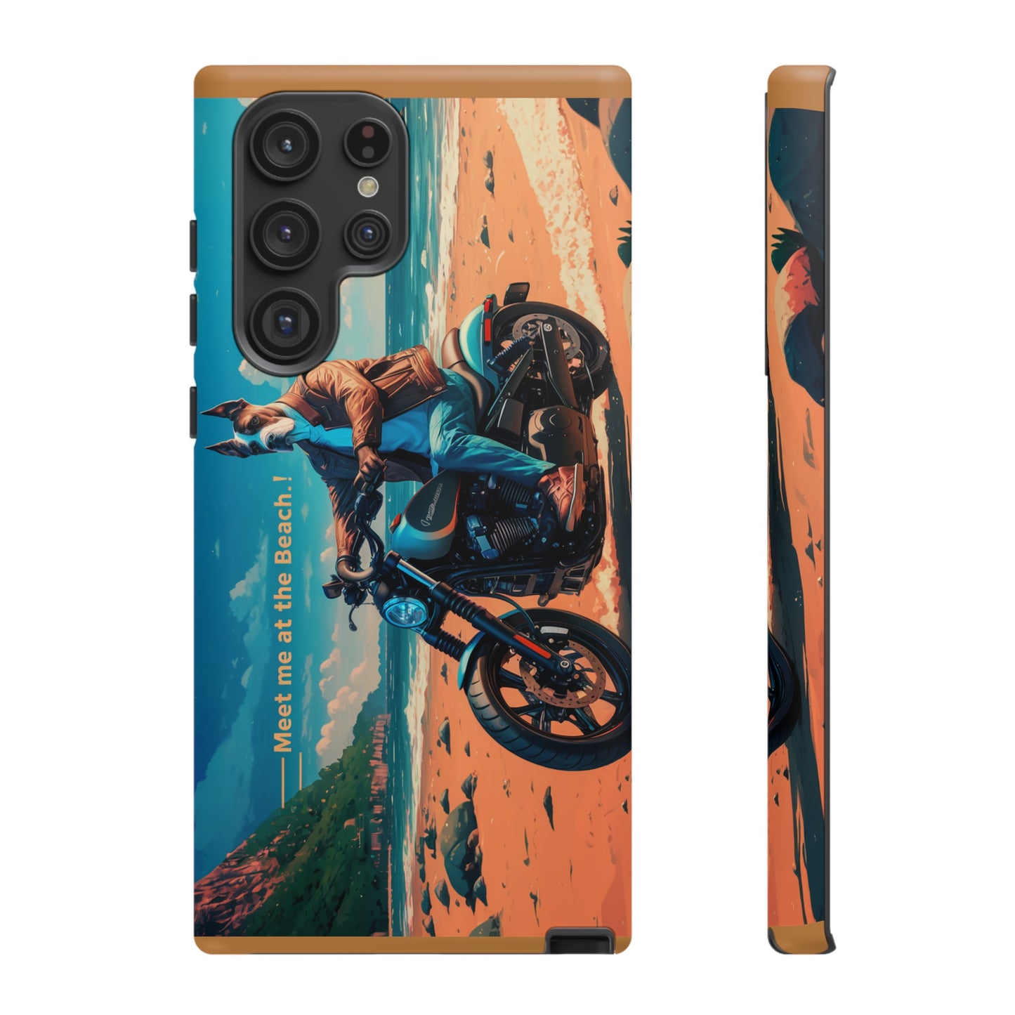 Let's Ride - Great Dane Biker Protective Phone Case