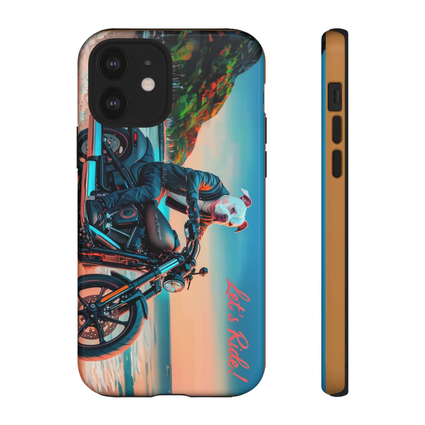 Let's Ride - Bulldog Biker Protective Phone Case