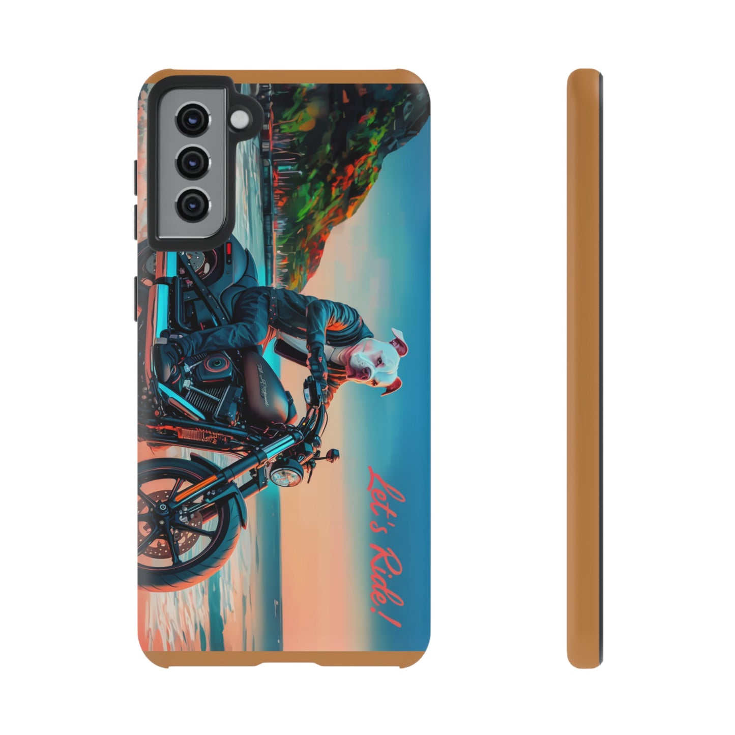 Let's Ride - Bulldog Biker Protective Phone Case