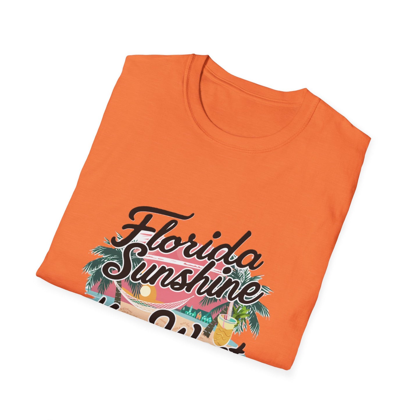 Keywest Florida Sunshine, State of Mind - Unisex Softstyle T-Shirt