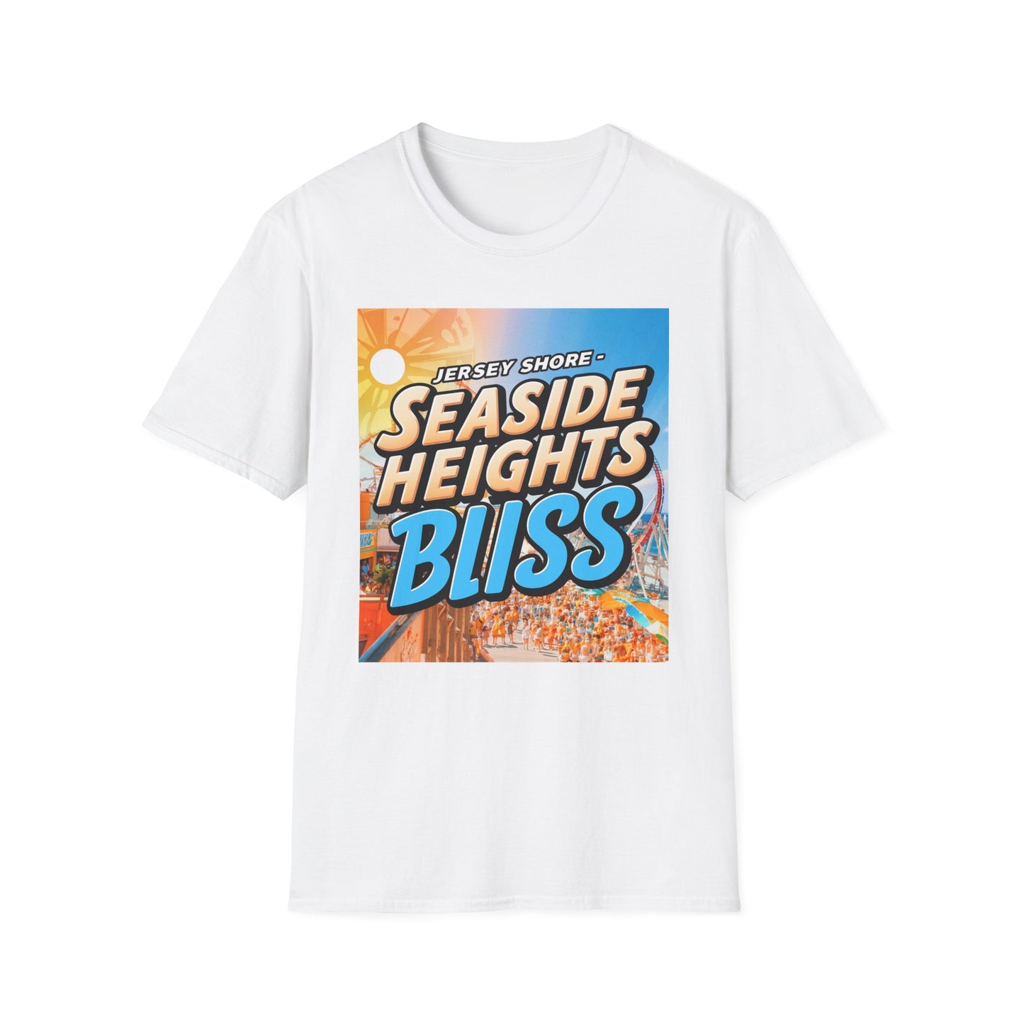 Jersey Shore, Seaside Heights - Unisex Softstyle T-Shirt