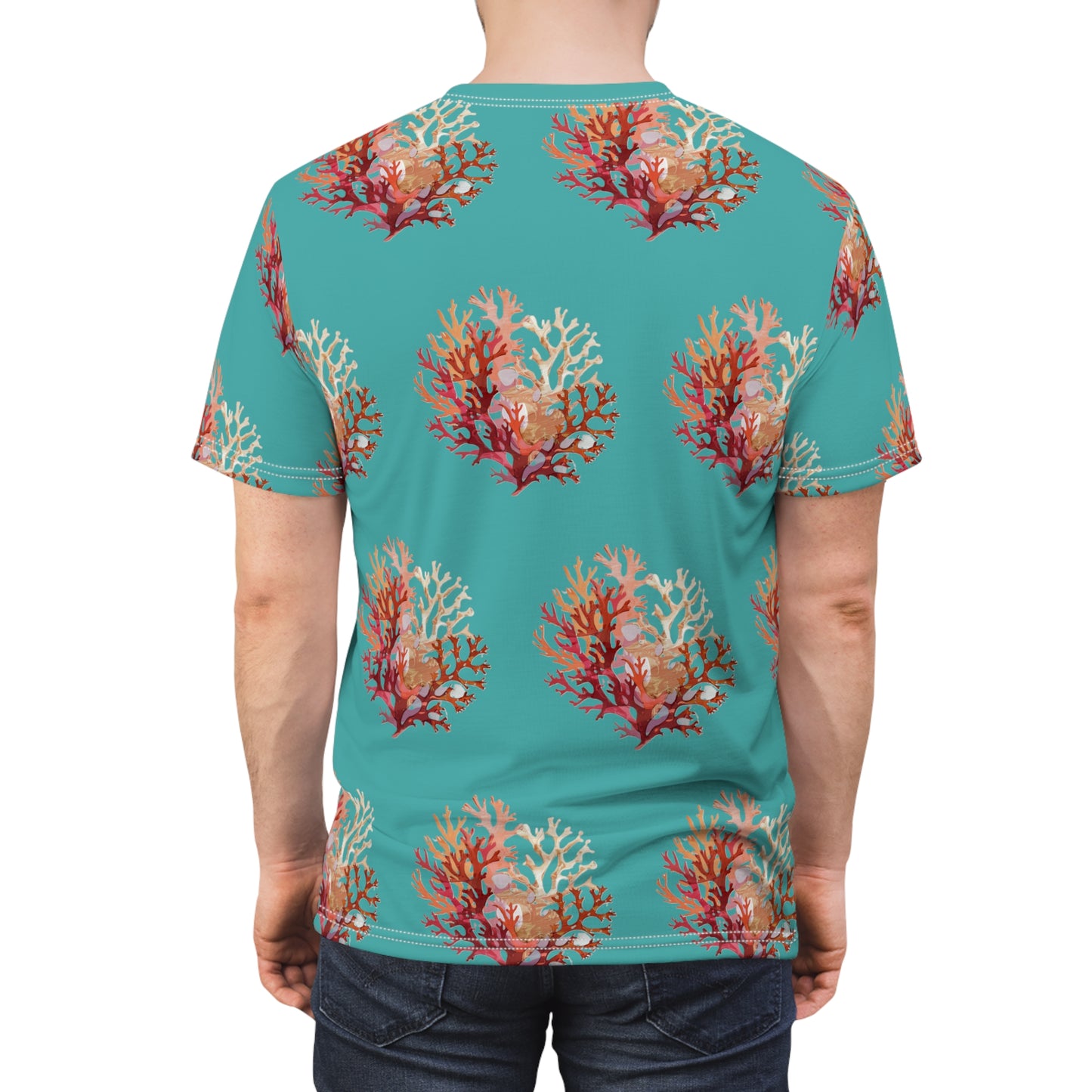 Ocean Blue Coral - Men's Tee