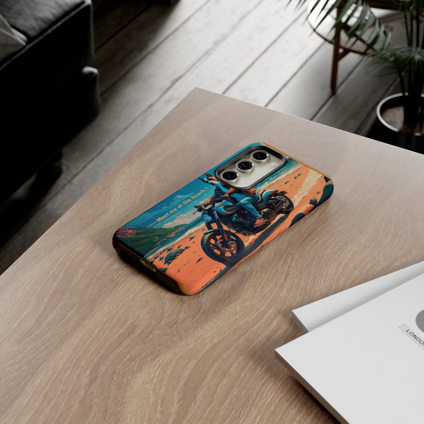 Let's Ride - Great Dane Biker Protective Phone Case