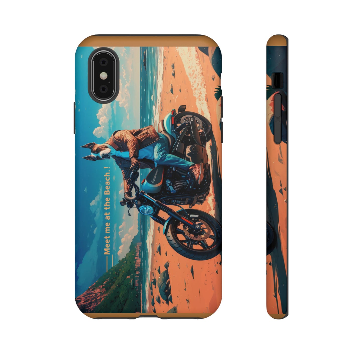 Let's Ride - Great Dane Biker Protective Phone Case