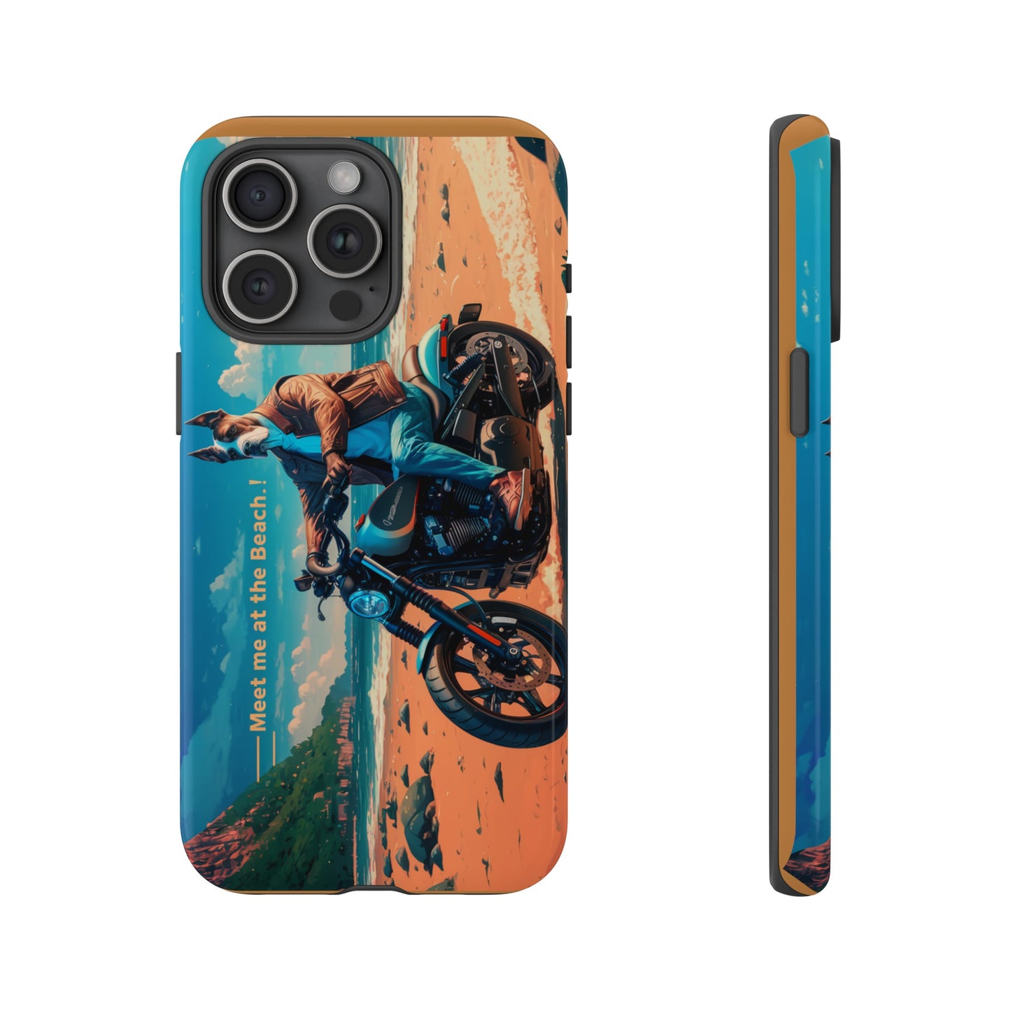 Let's Ride - Great Dane Biker Protective Phone Case