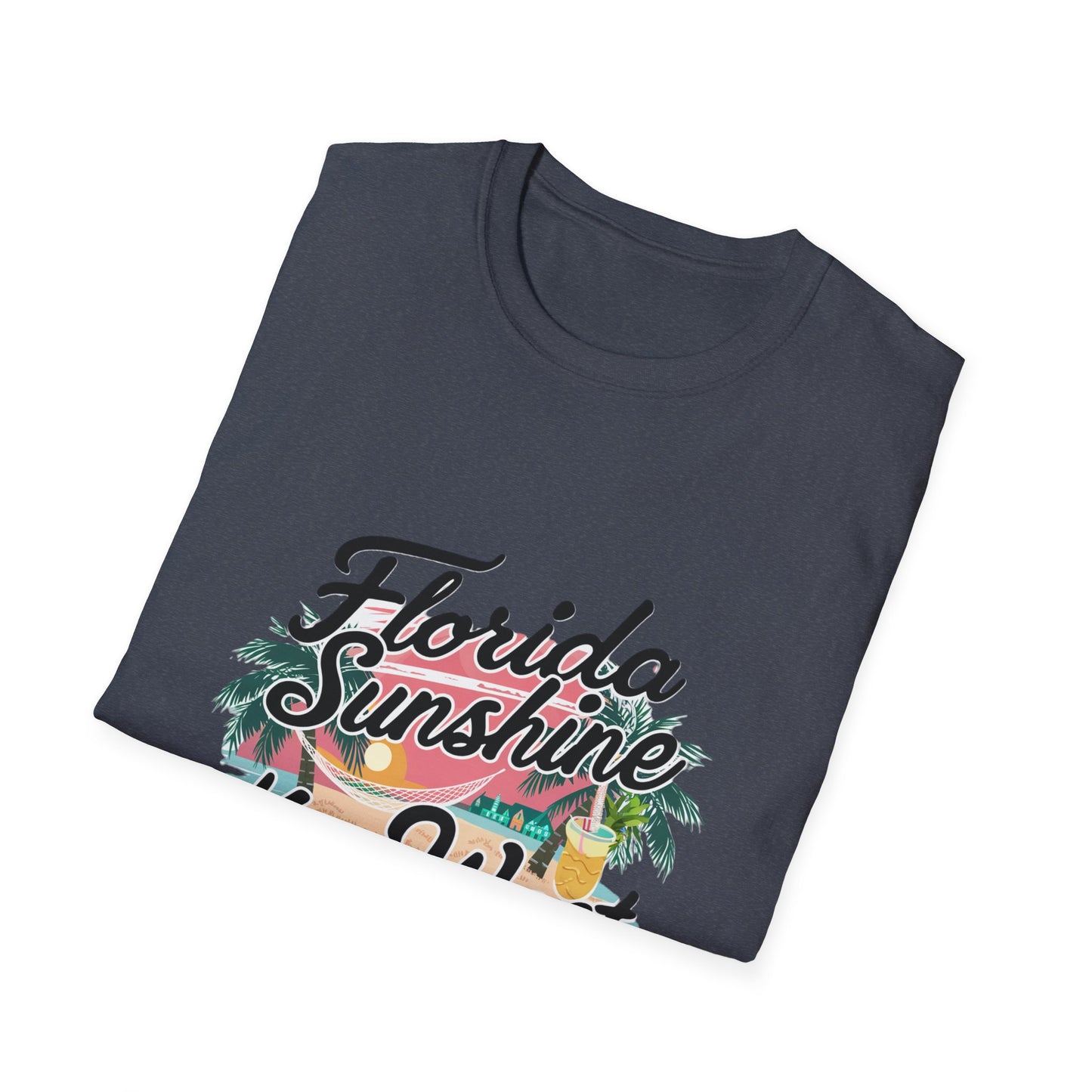 Keywest Florida Sunshine, State of Mind - Unisex Softstyle T-Shirt