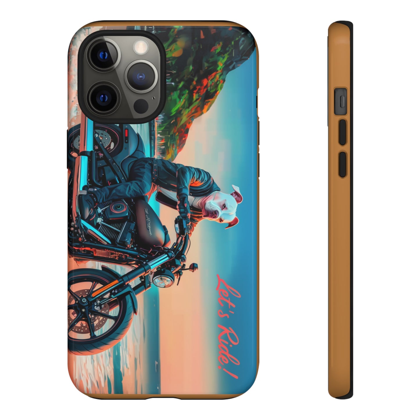 Let's Ride - Bulldog Biker Protective Phone Case