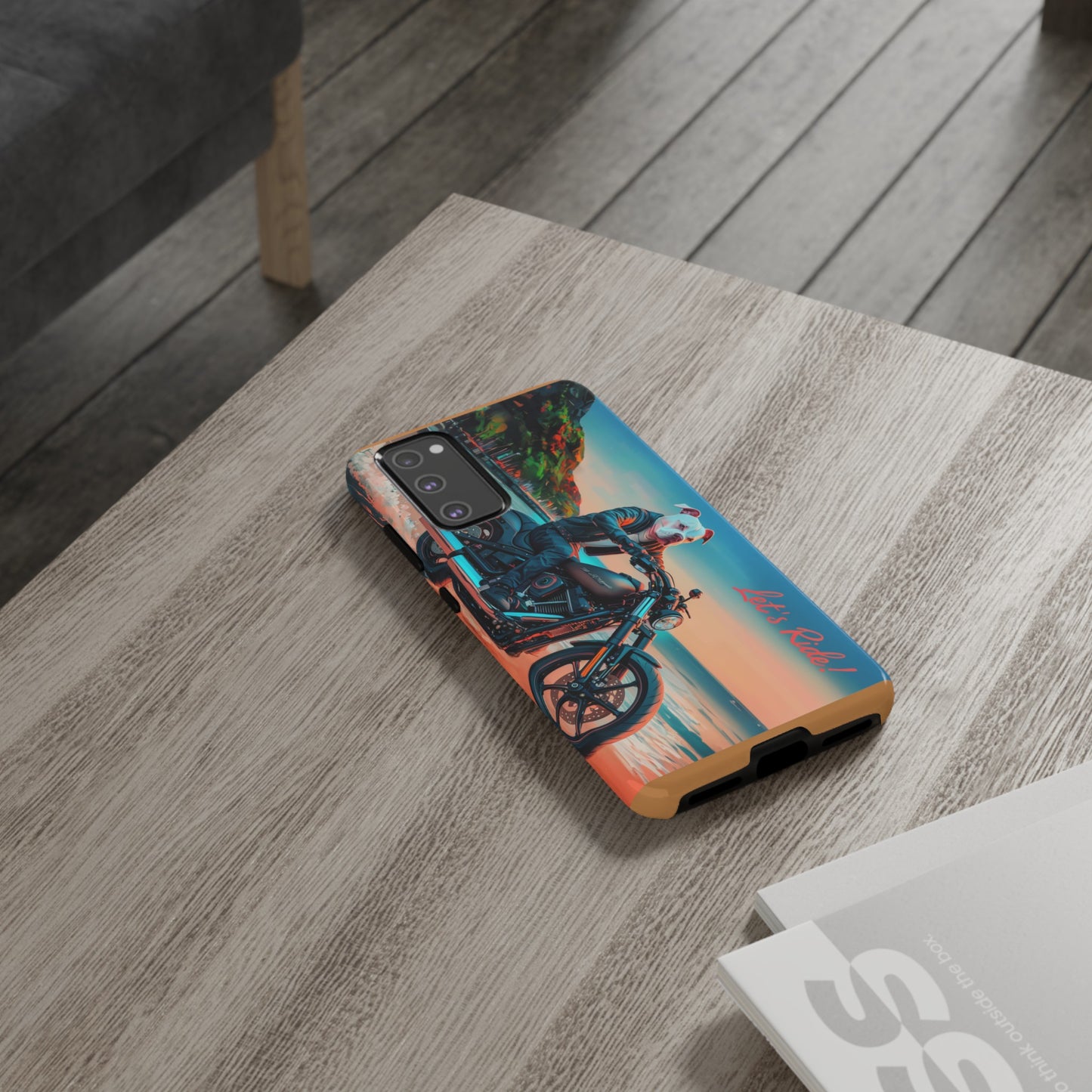 Let's Ride - Bulldog Biker Protective Phone Case