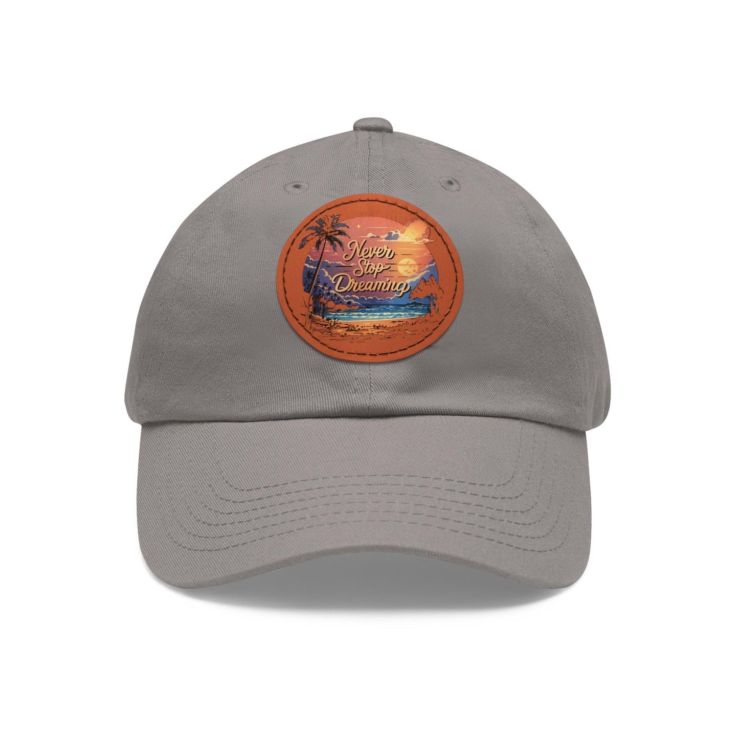 Never Stop Dreamin Cap, Beach Hair Day Hat, Inspirational Beach Inspired Cap - Coastal Collections