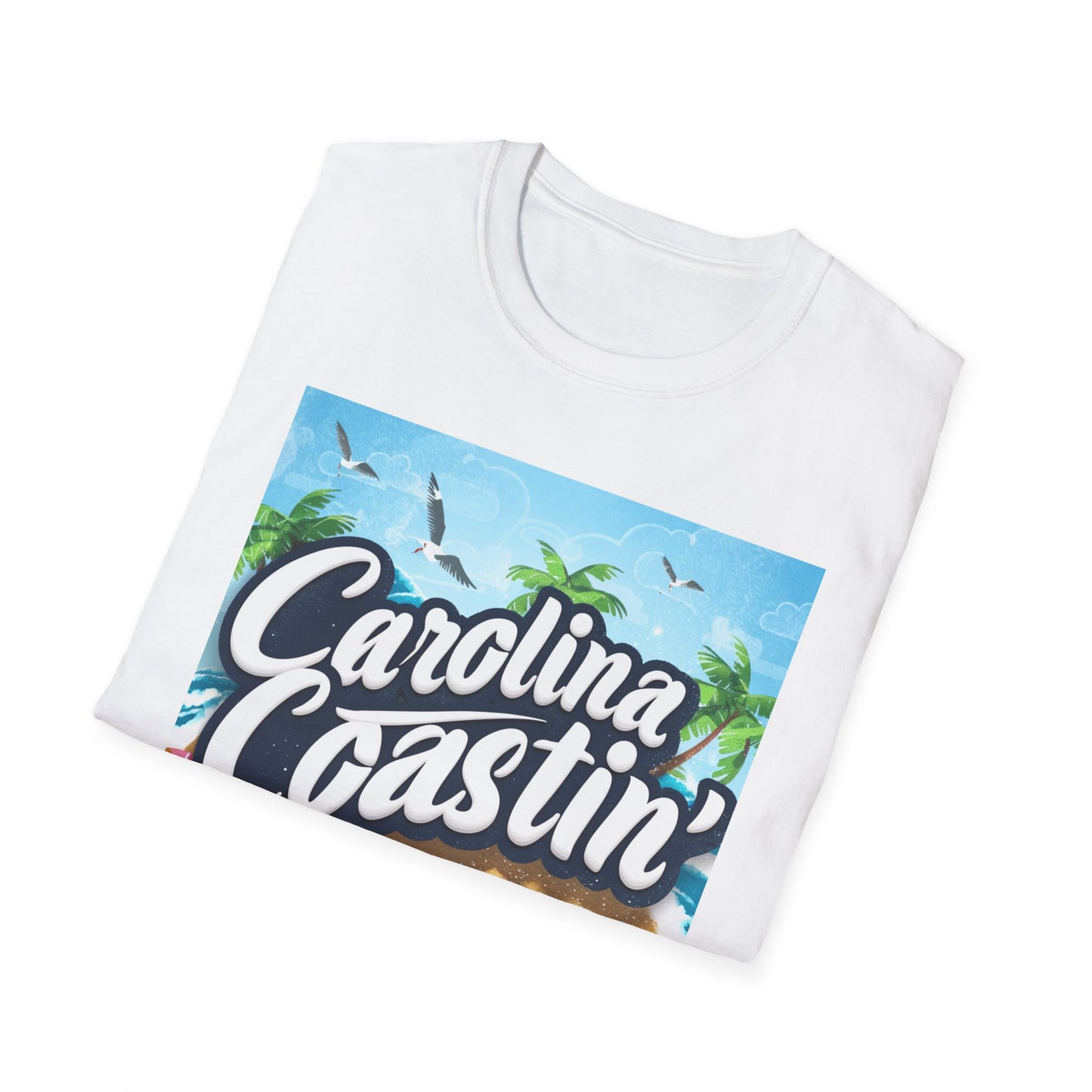 Carolina Coastin, Myrtle Beach - Unisex Softstyle T-Shirt