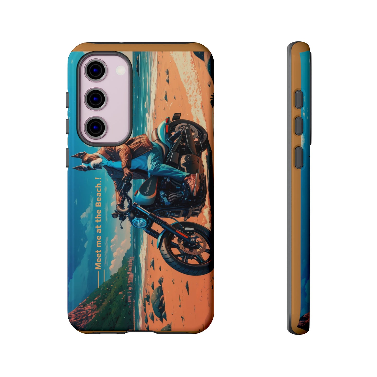 Let's Ride - Great Dane Biker Protective Phone Case