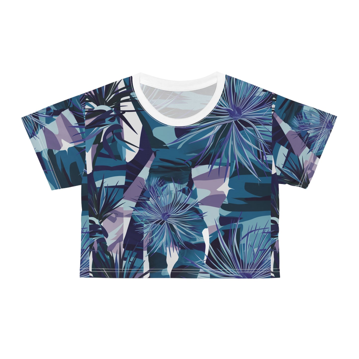 Holly Flower Crop Top Beachwear