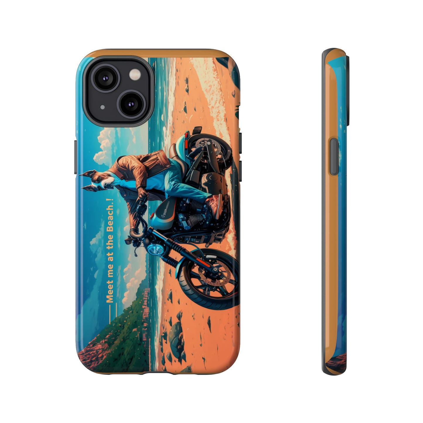 Let's Ride - Great Dane Biker Protective Phone Case