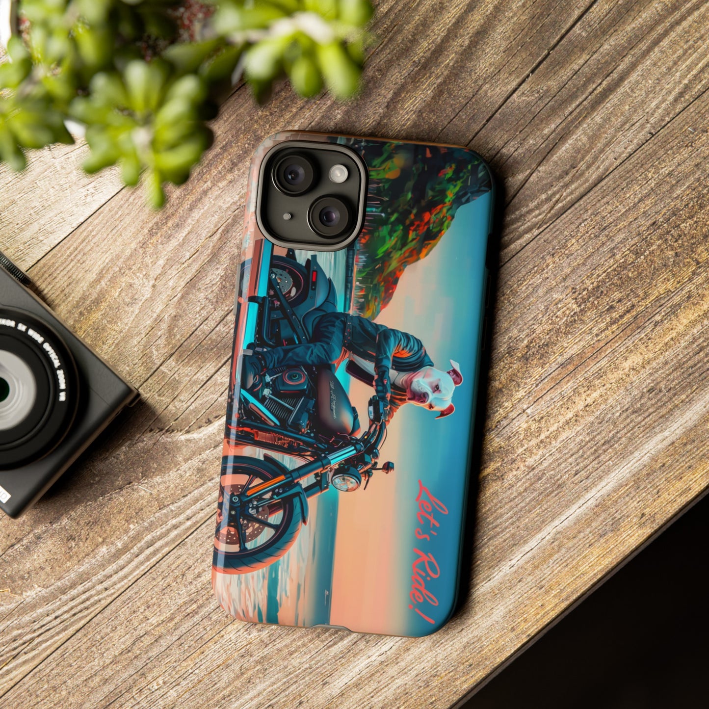 Let's Ride - Bulldog Biker Protective Phone Case