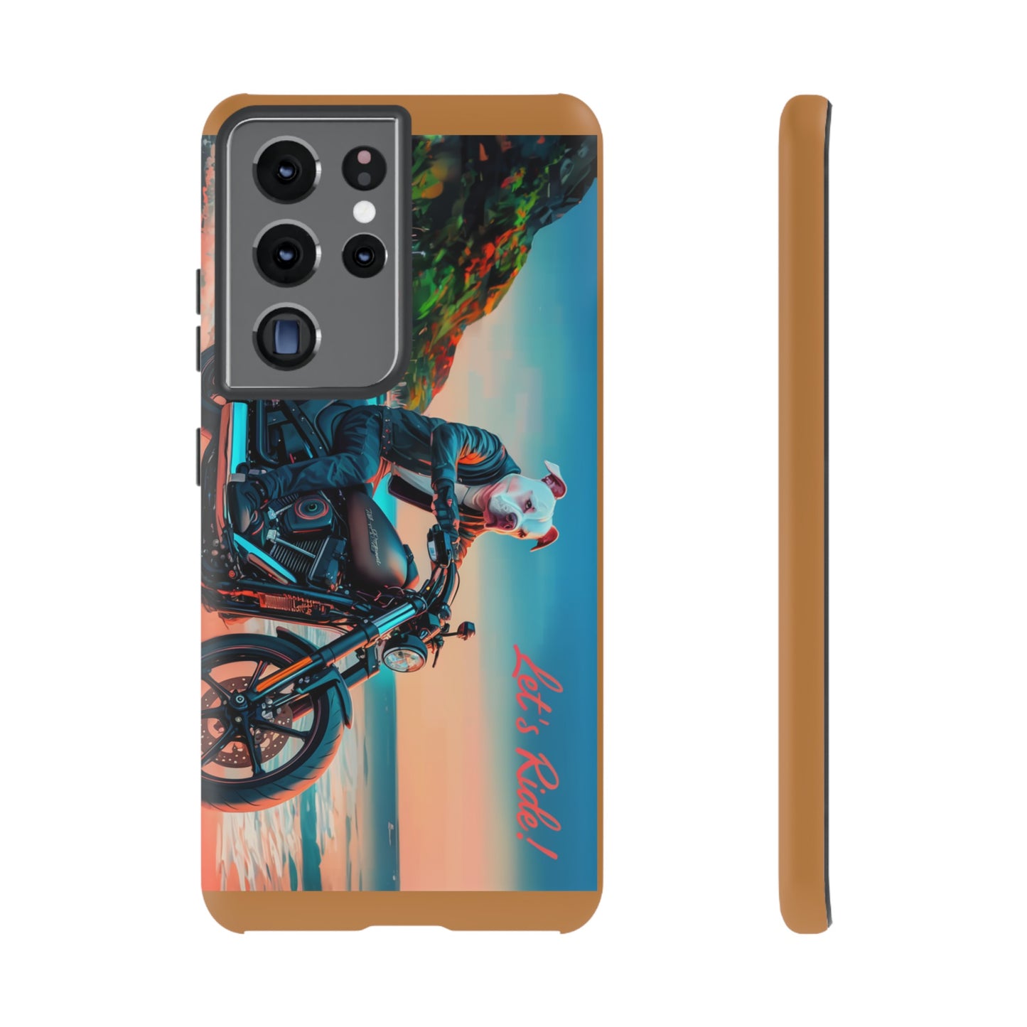 Let's Ride - Bulldog Biker Protective Phone Case