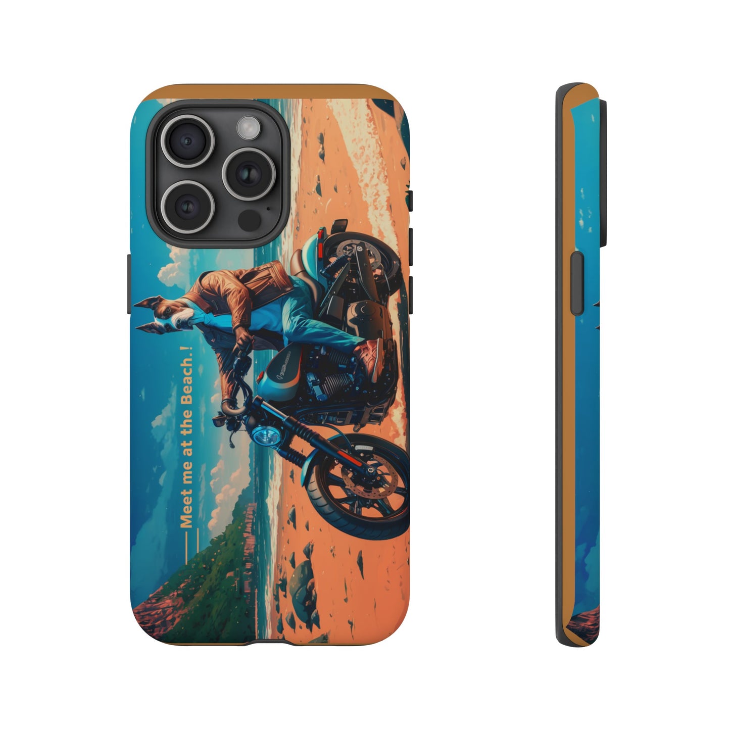 Let's Ride - Great Dane Biker Protective Phone Case