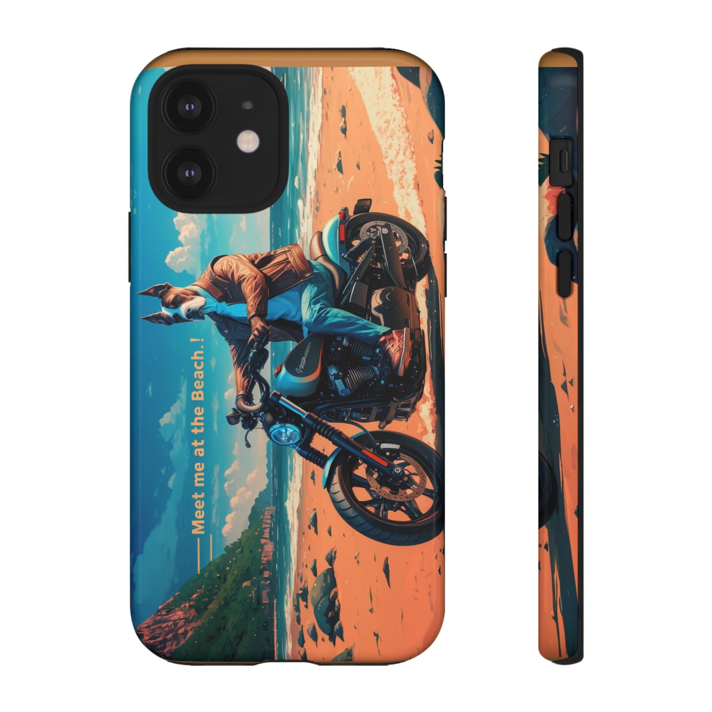 Let's Ride - Great Dane Biker Protective Phone Case