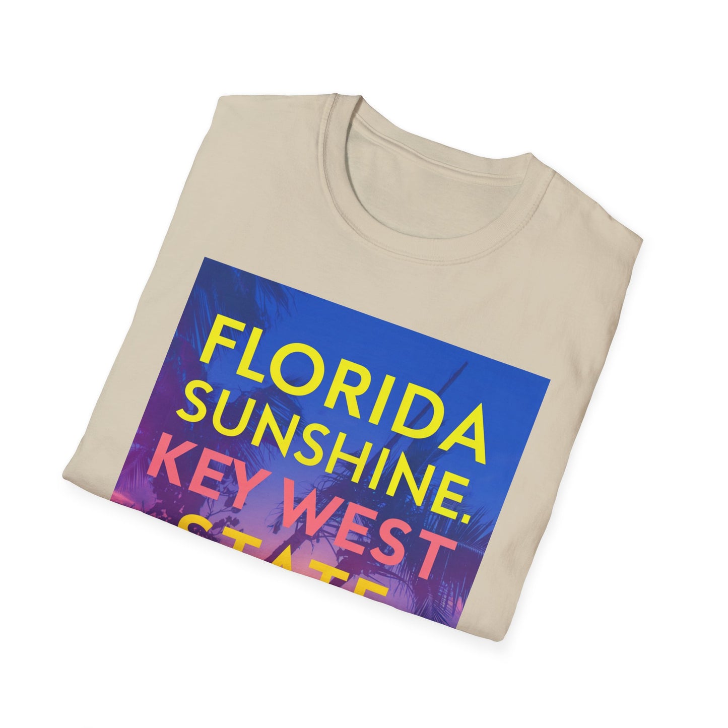 Florida Sunshine, Keywest - Unisex Softstyle T-Shirt