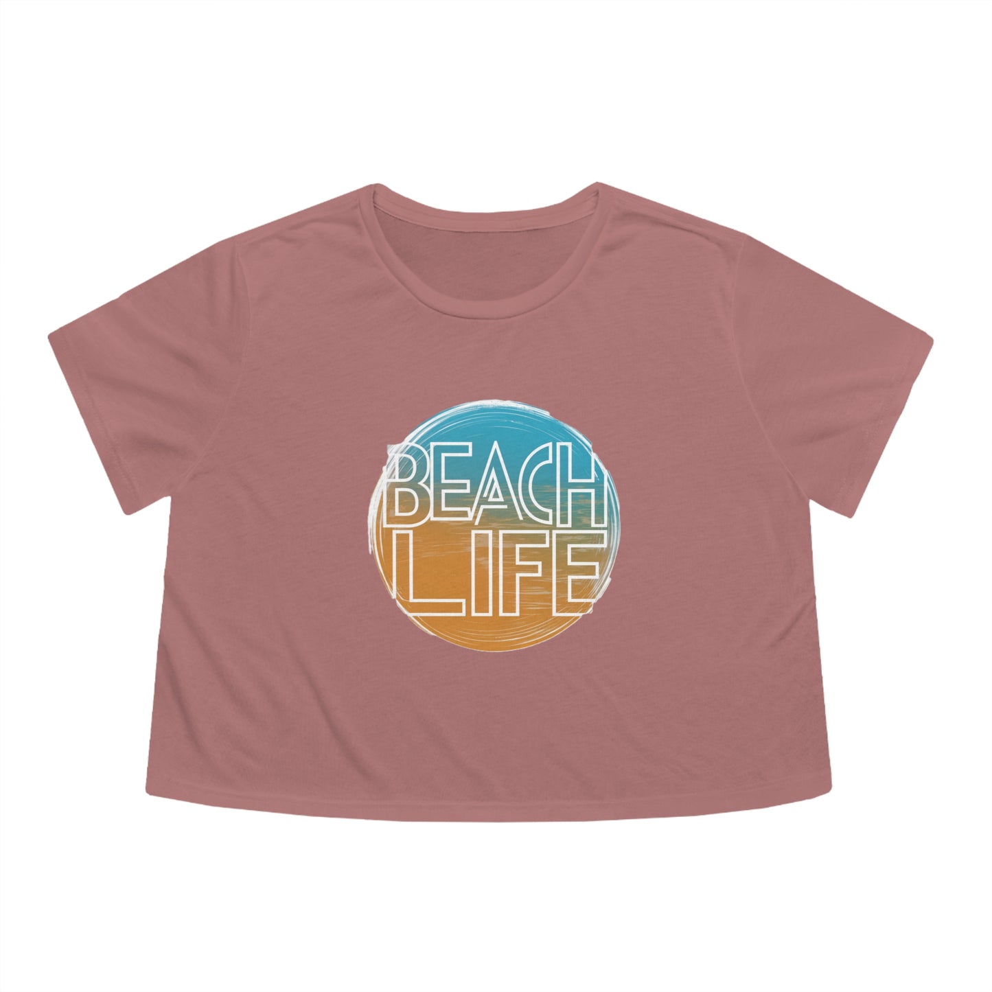 Beach Life - Women's Flowy Cropped Top