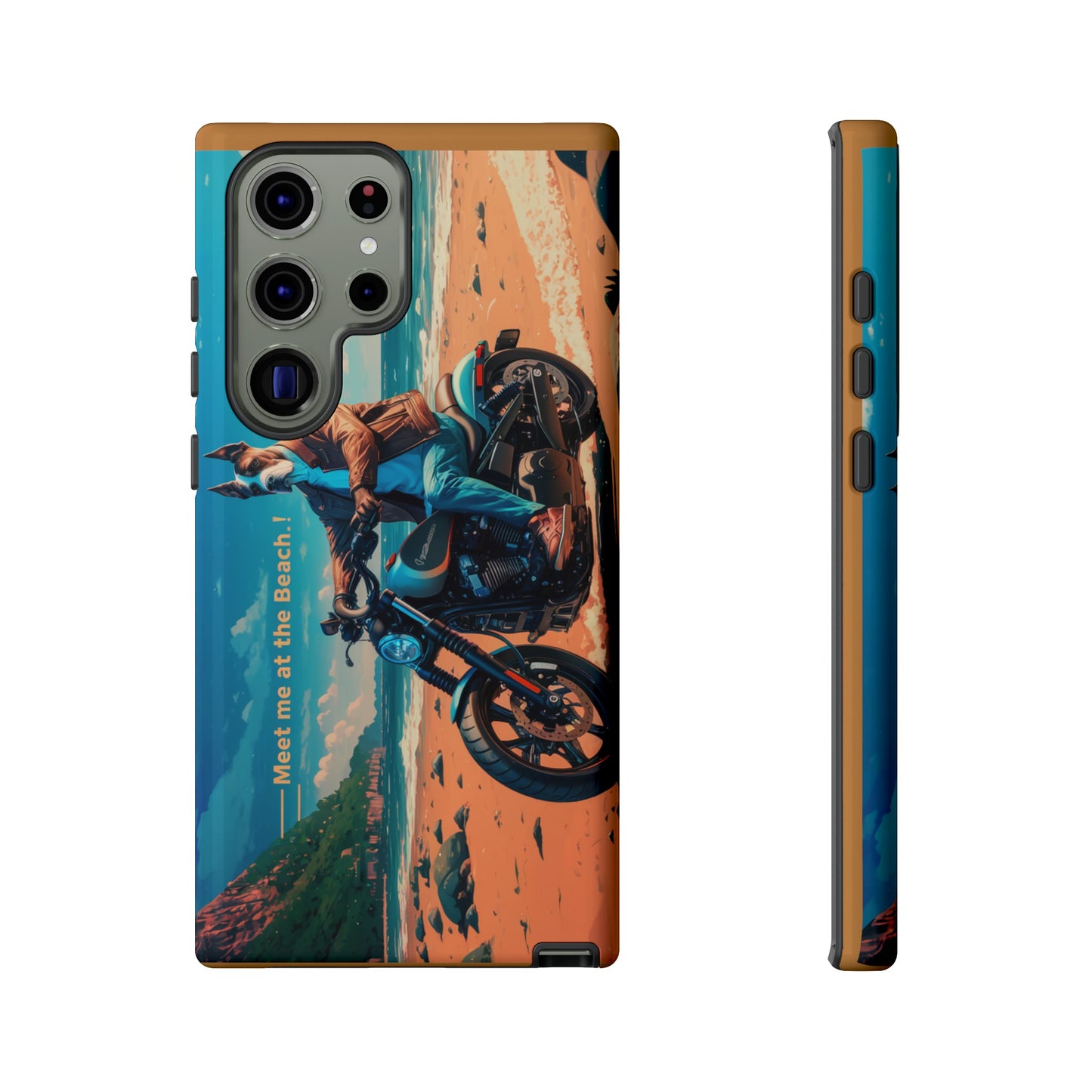 Let's Ride - Great Dane Biker Protective Phone Case